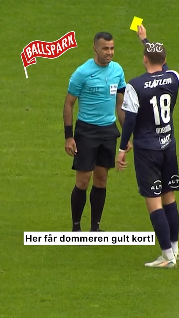 Forhåndsvisning av Her får dommeren gult kort