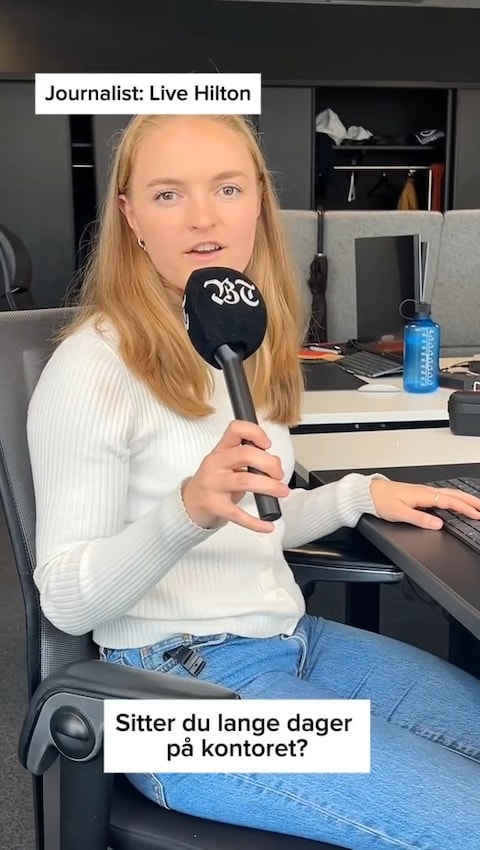 Sitter du mye på jobb? Følg disse tre tipsene.