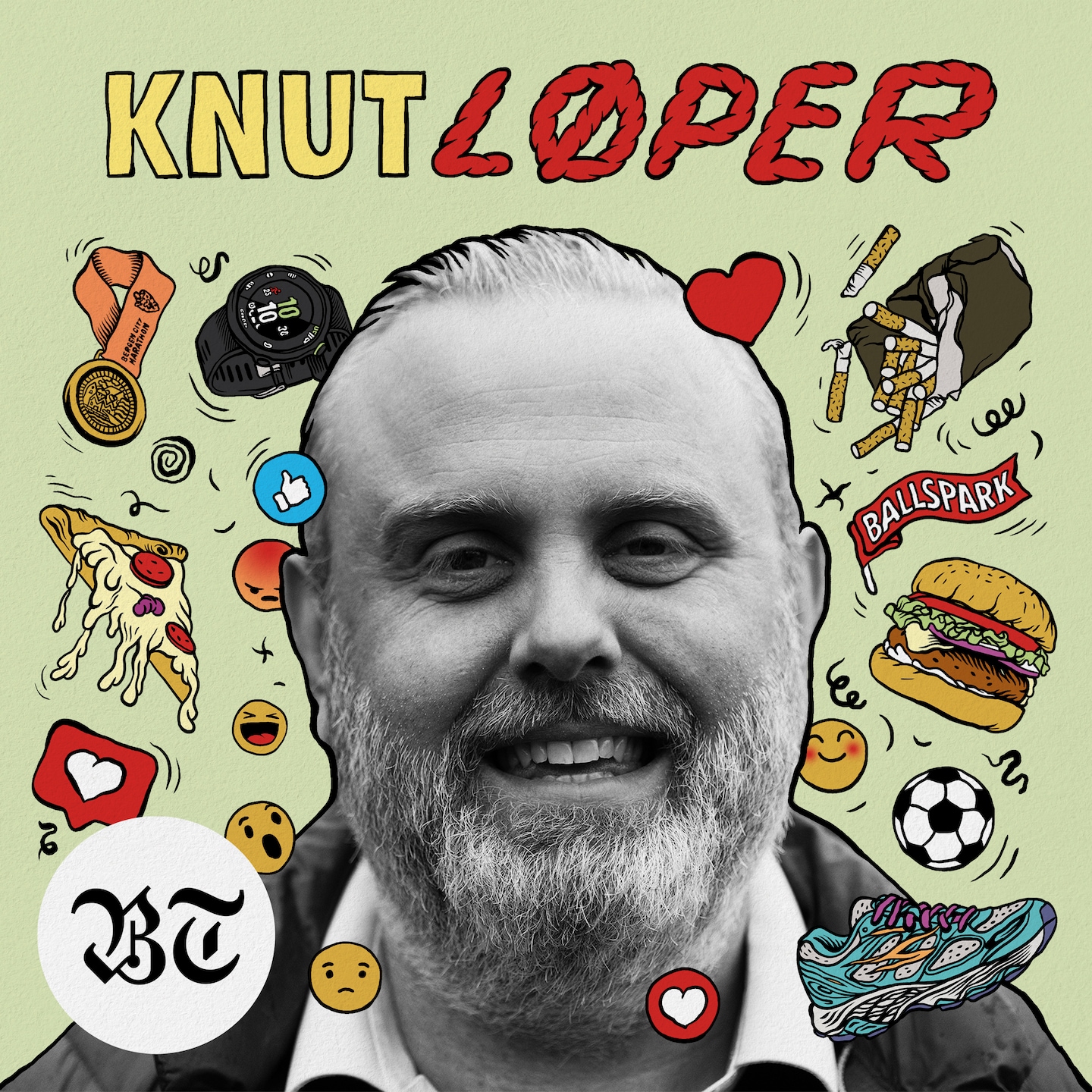 Knut løper med Einar Tørnquist