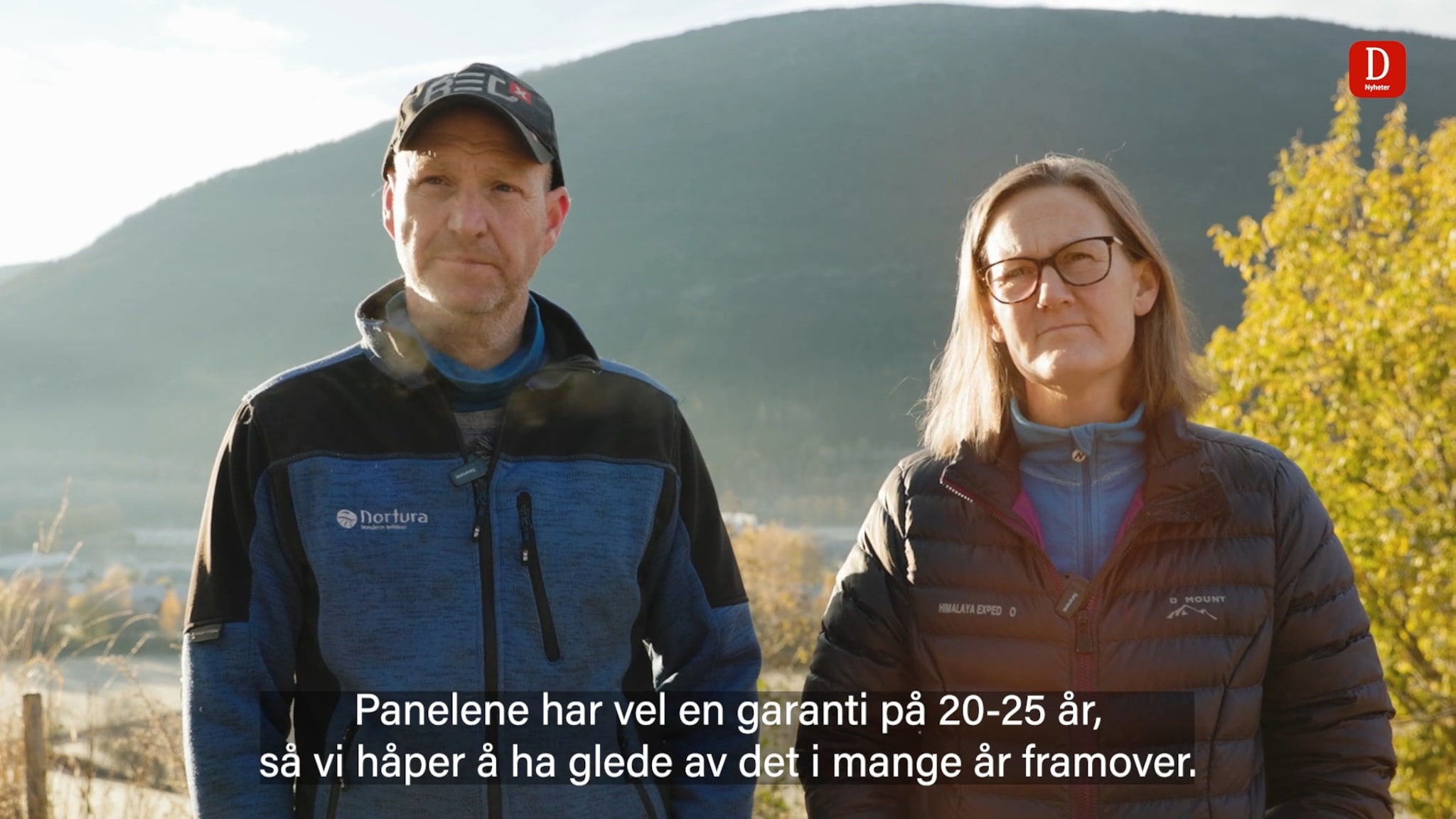 La solcellepanel på hele fjøstaket