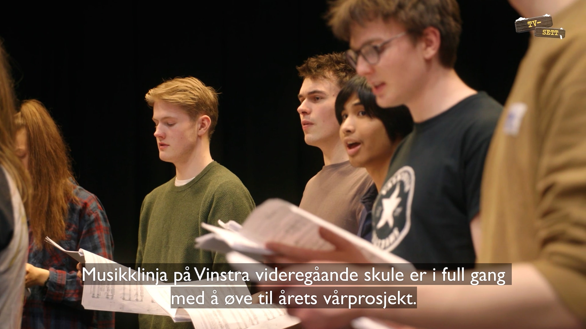 Her øver de til premieren: - Dette er for alle