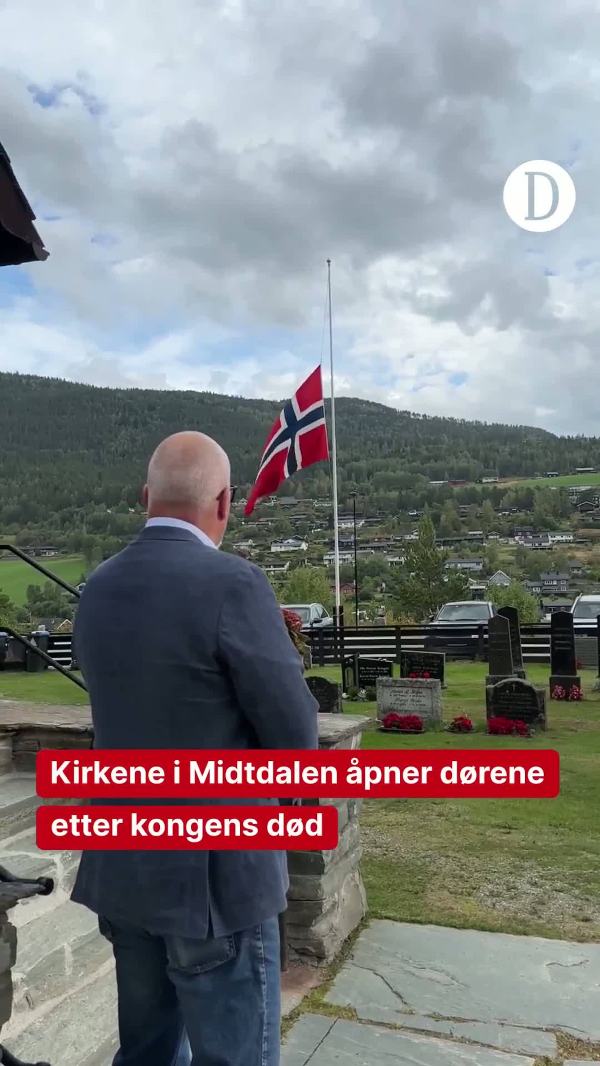 Kirkene åpner etter kongens død