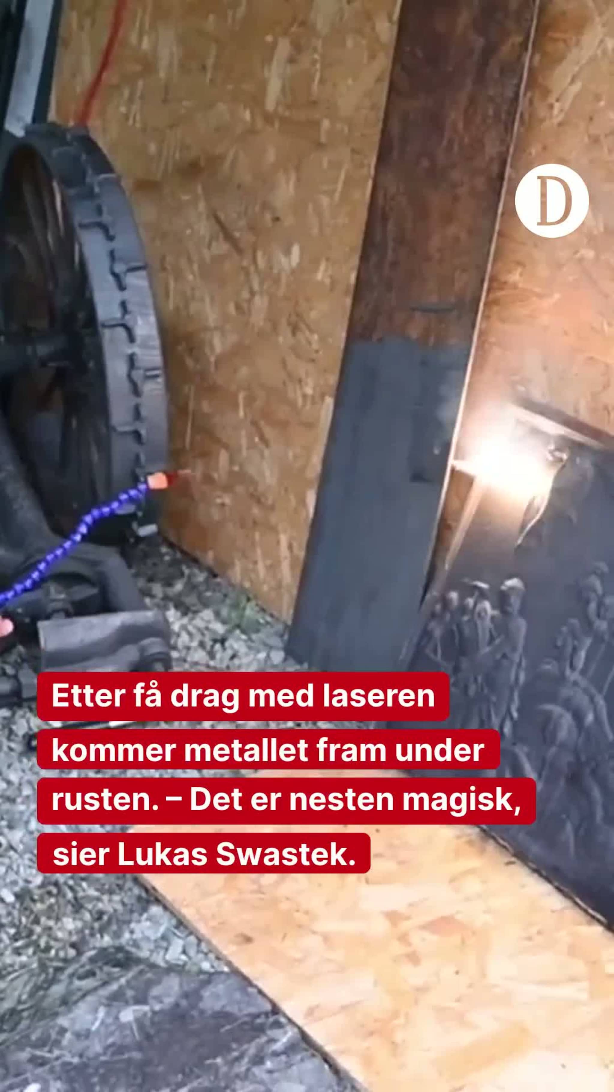 Lukas satser 600.000 på rustlaser