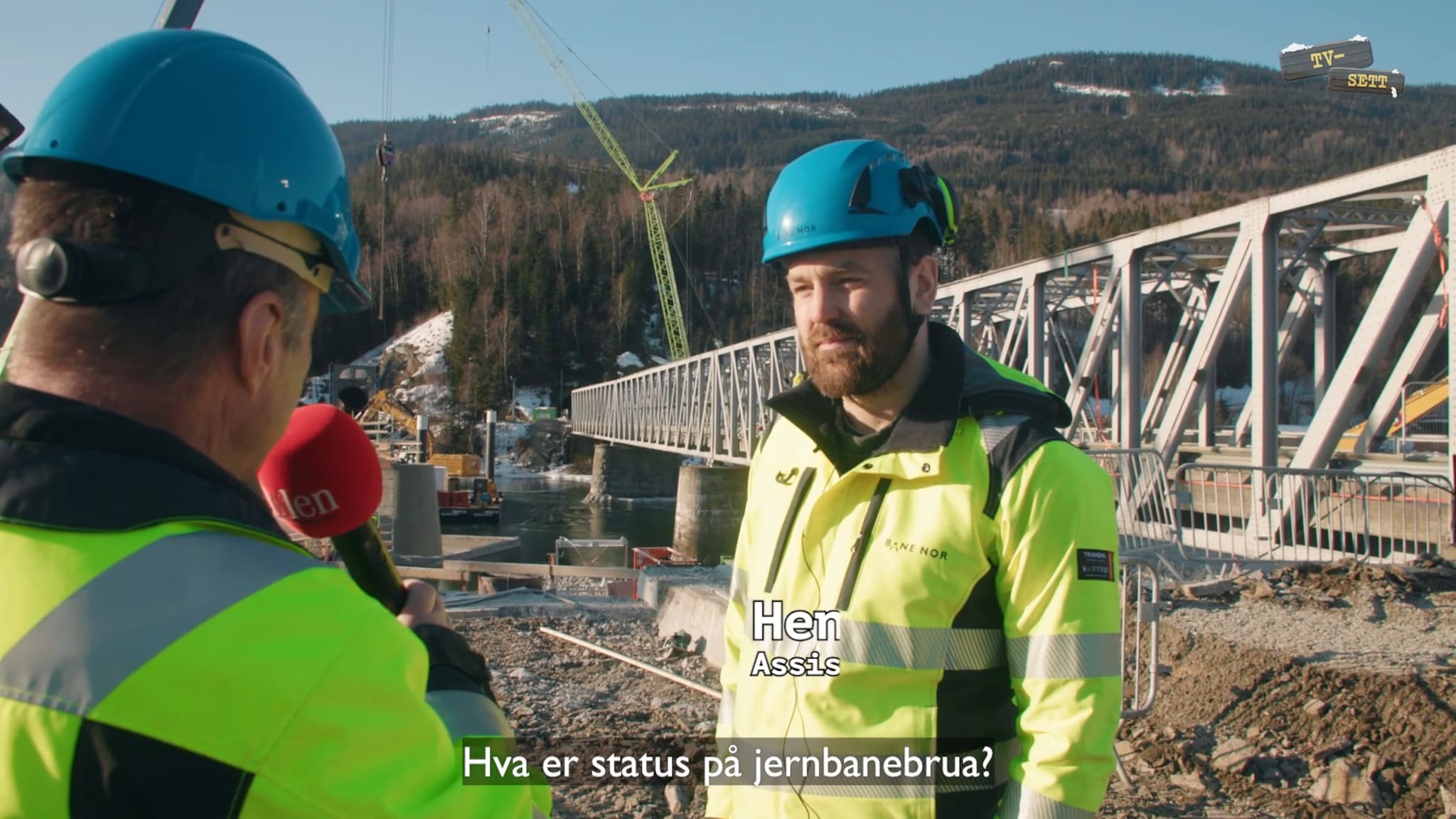 TV-Sett: Vi ble med Odd Arne for å ta en nærmere titt på storkrana i Ringebu