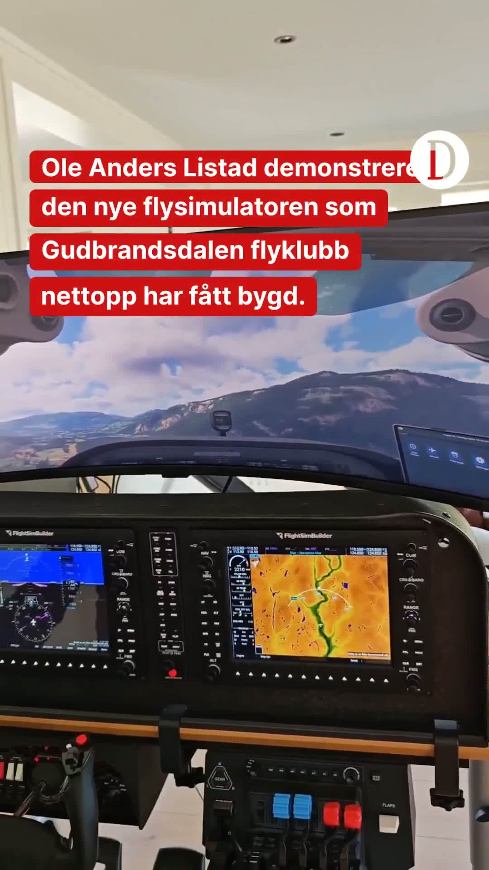 Flysimulator og nytt klubbhus
