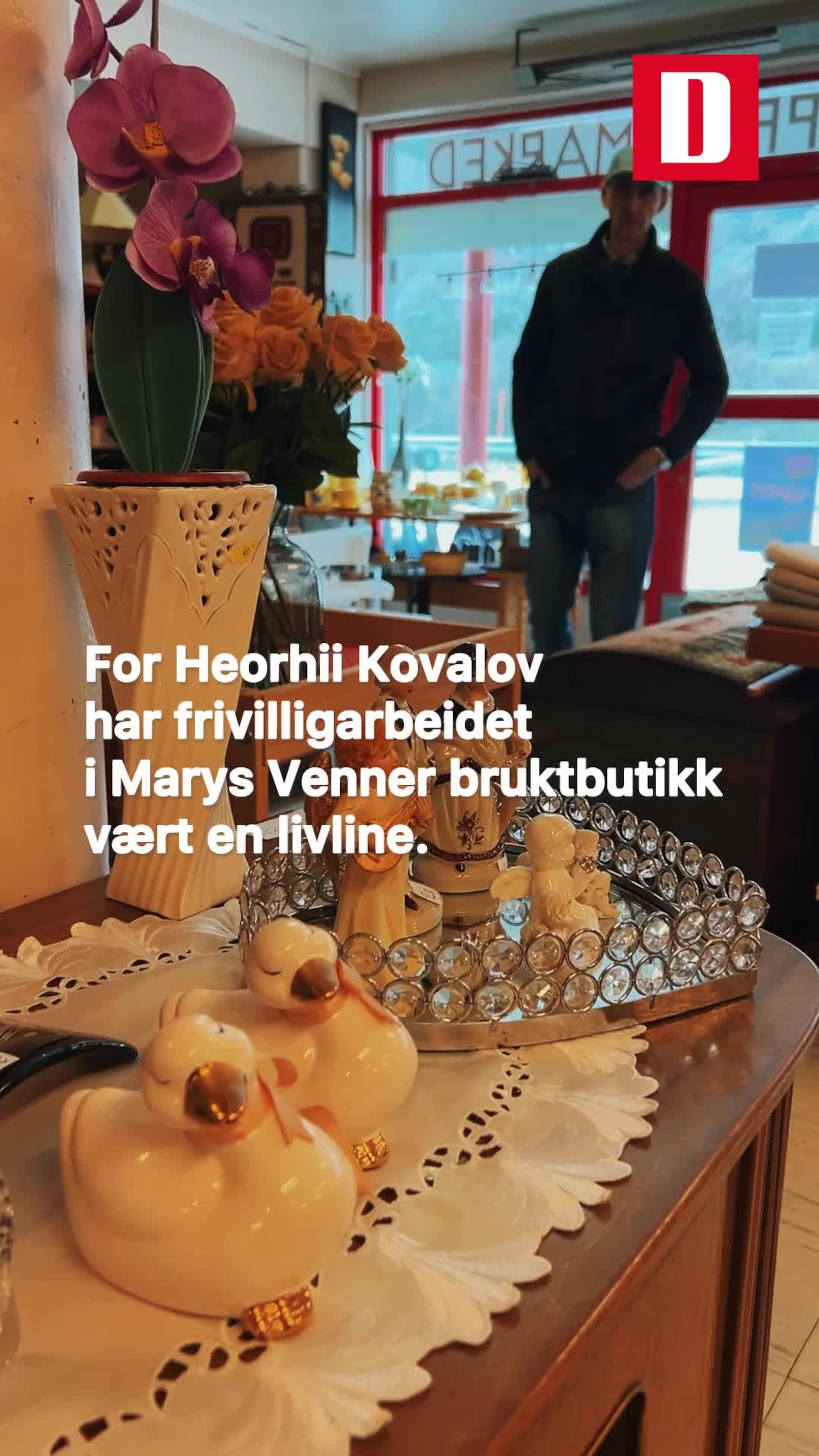 Frivilligarbeidet i  bruktbutikk har vært en livline