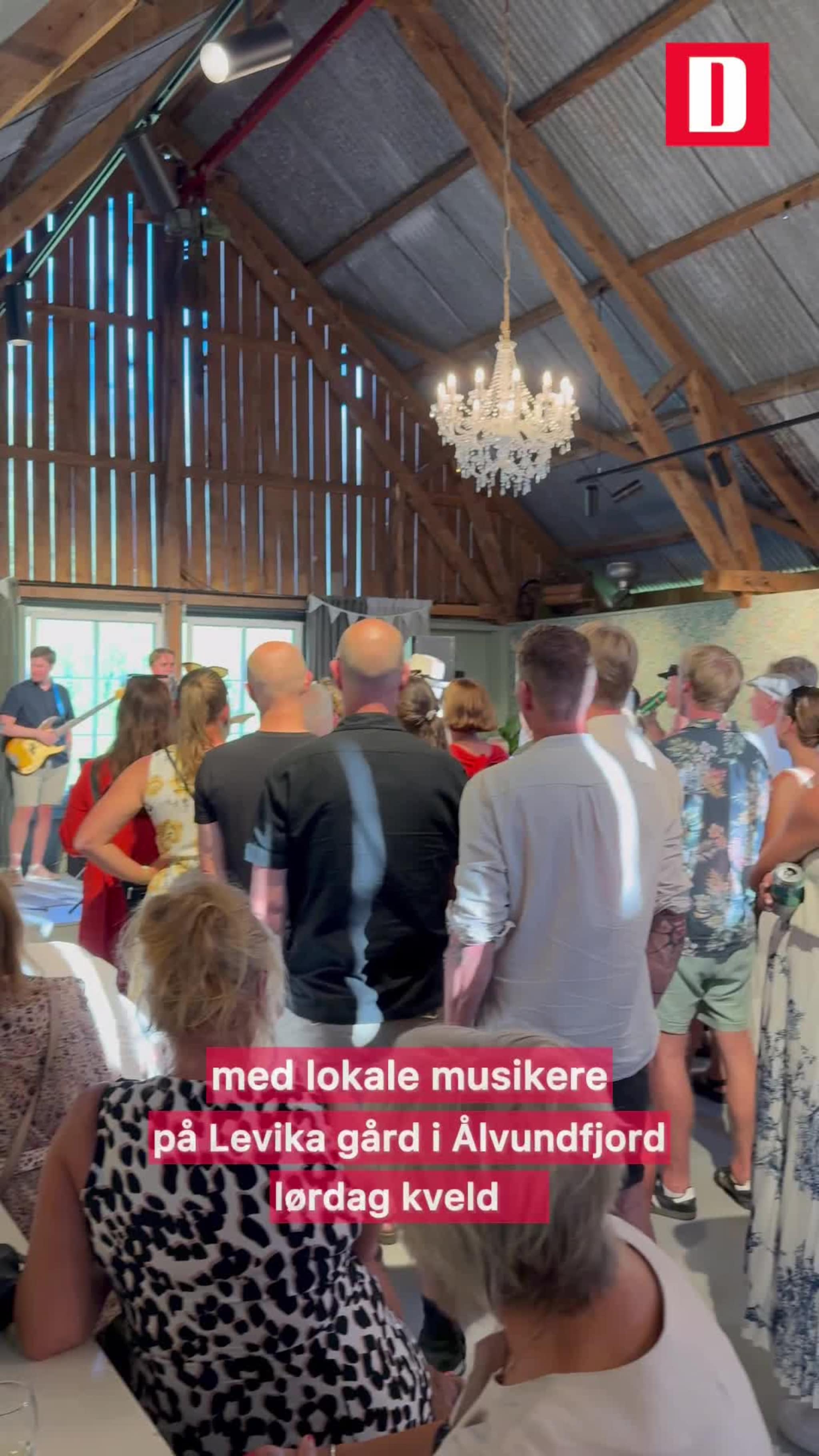 Markus Neby inntok scenen på Levika lørdag kveld.