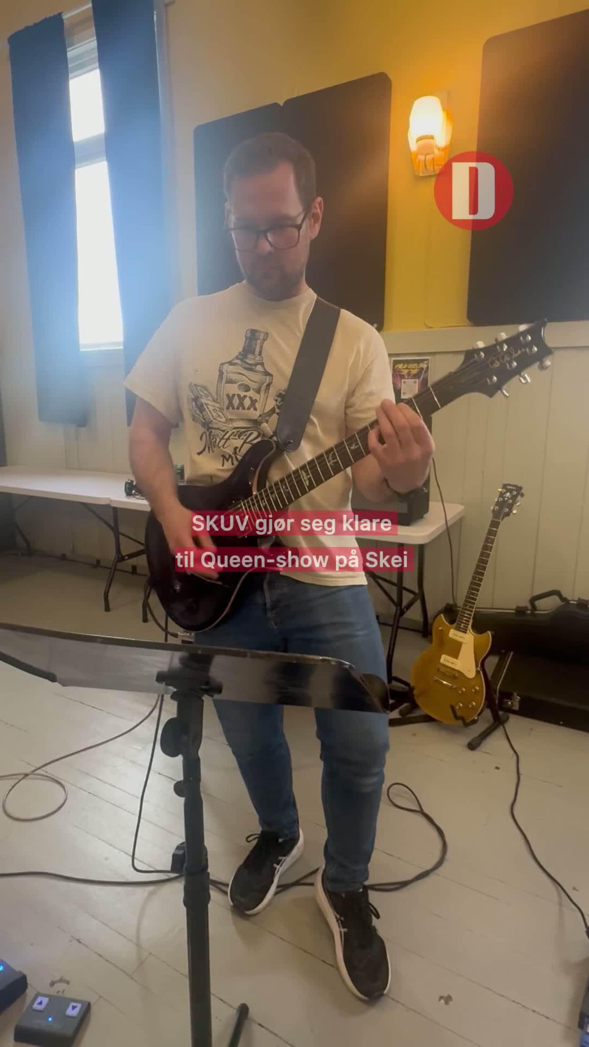  SKUV gjør seg klare  til Queen-show på Skei 