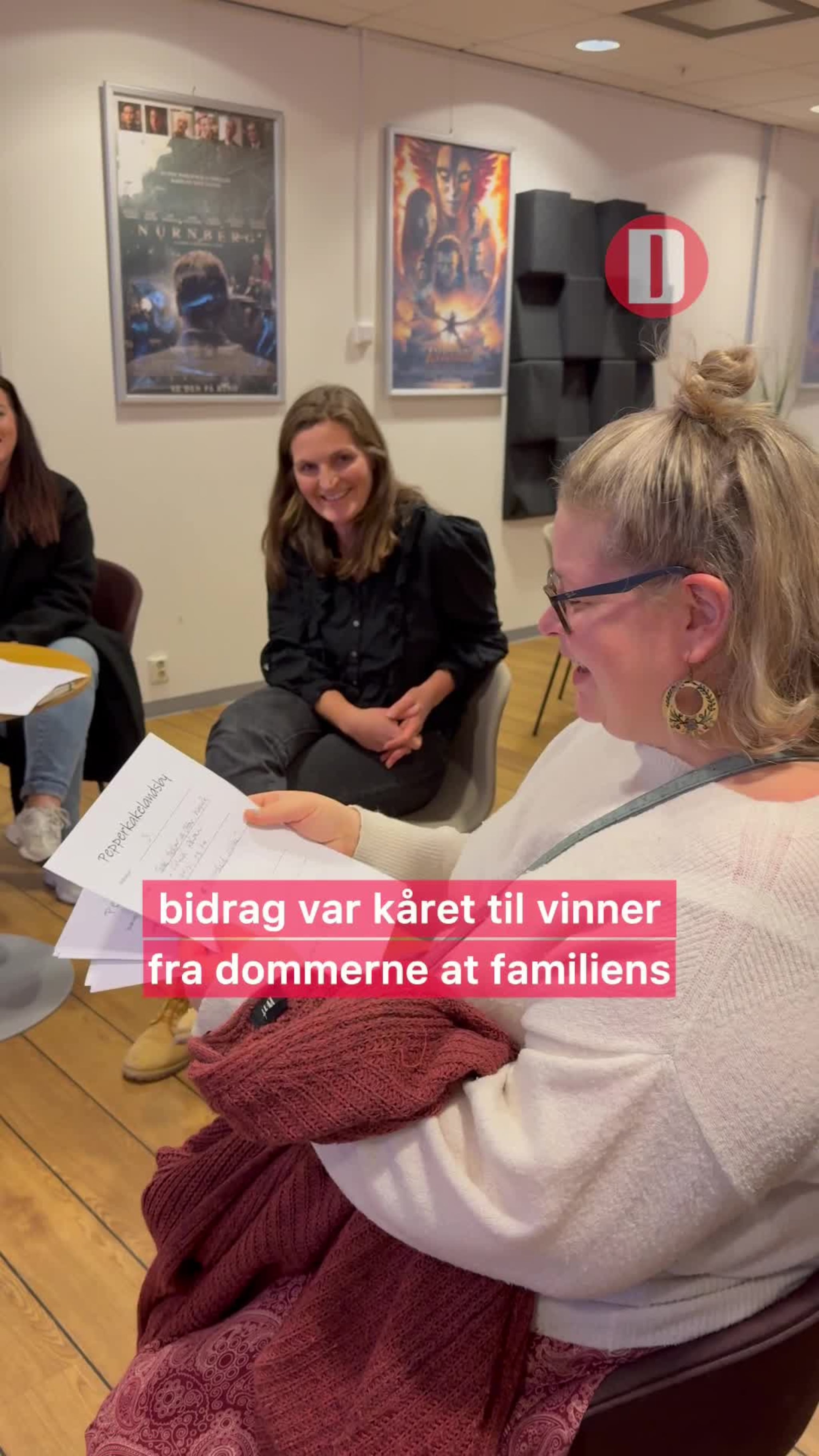 Det ble en stor overraskelse for Kristin Reitan å høre fra dommerne at familiens bidrag var kåret til vinner i pepperkakehuskonkurransen