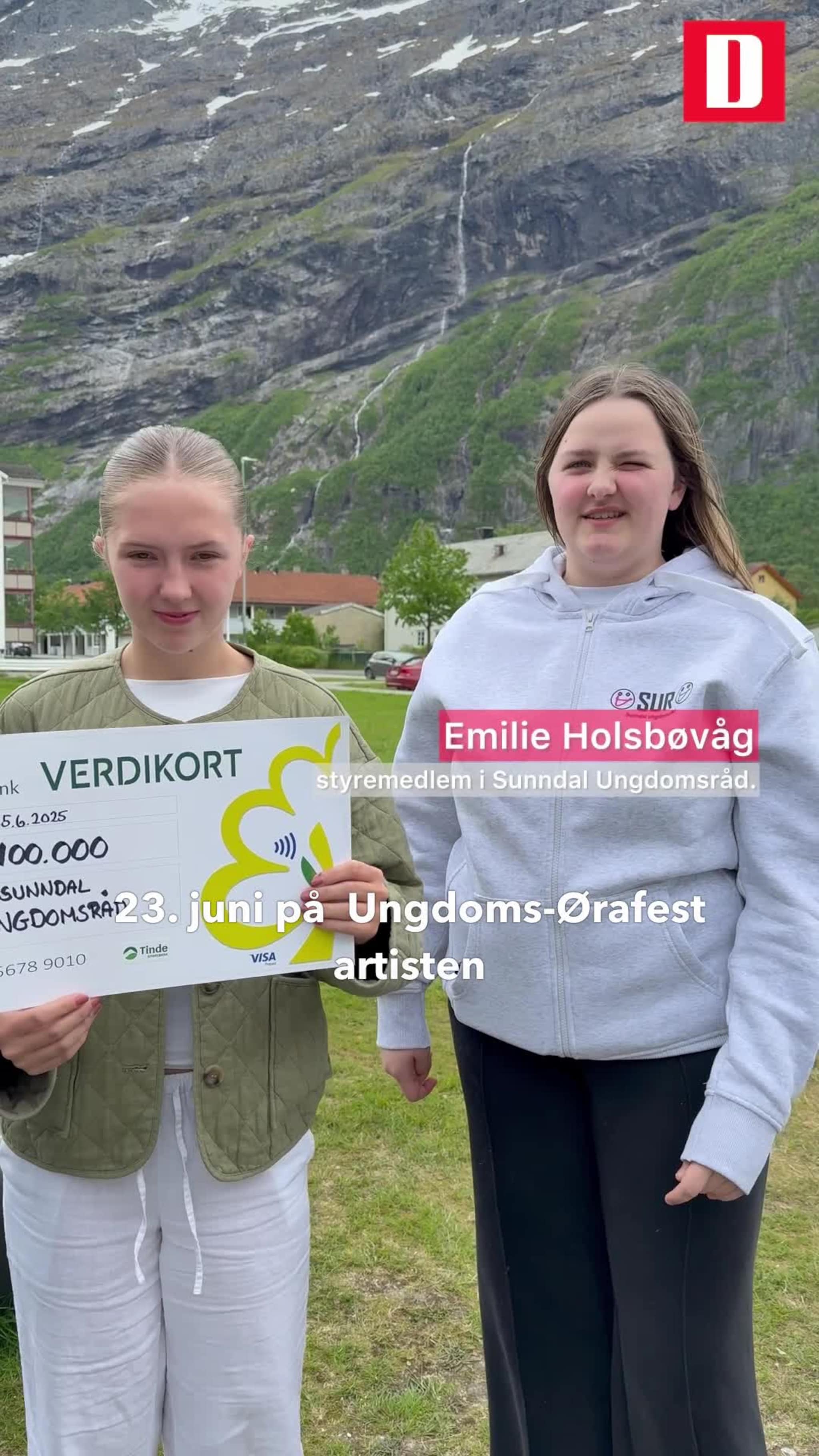 Torsdag ettermiddag var det gaveoverrekkelse på Kjellarn