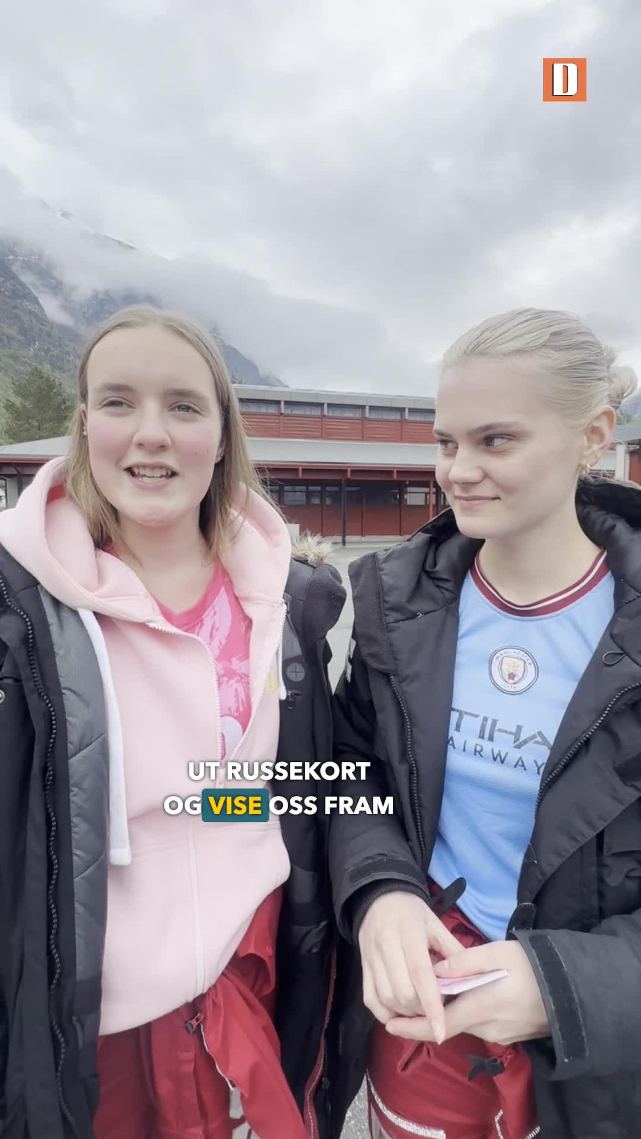 Russen dukket opp i skolegården