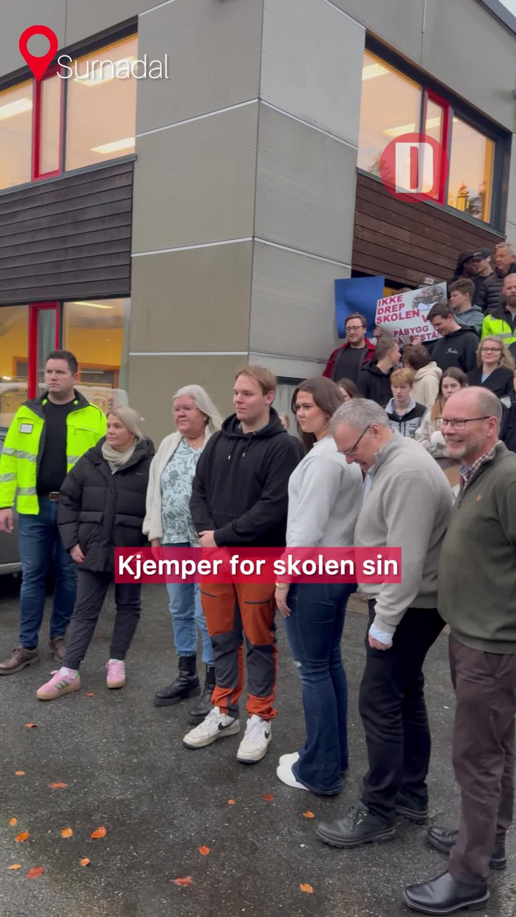 Kjemper for skolen sin