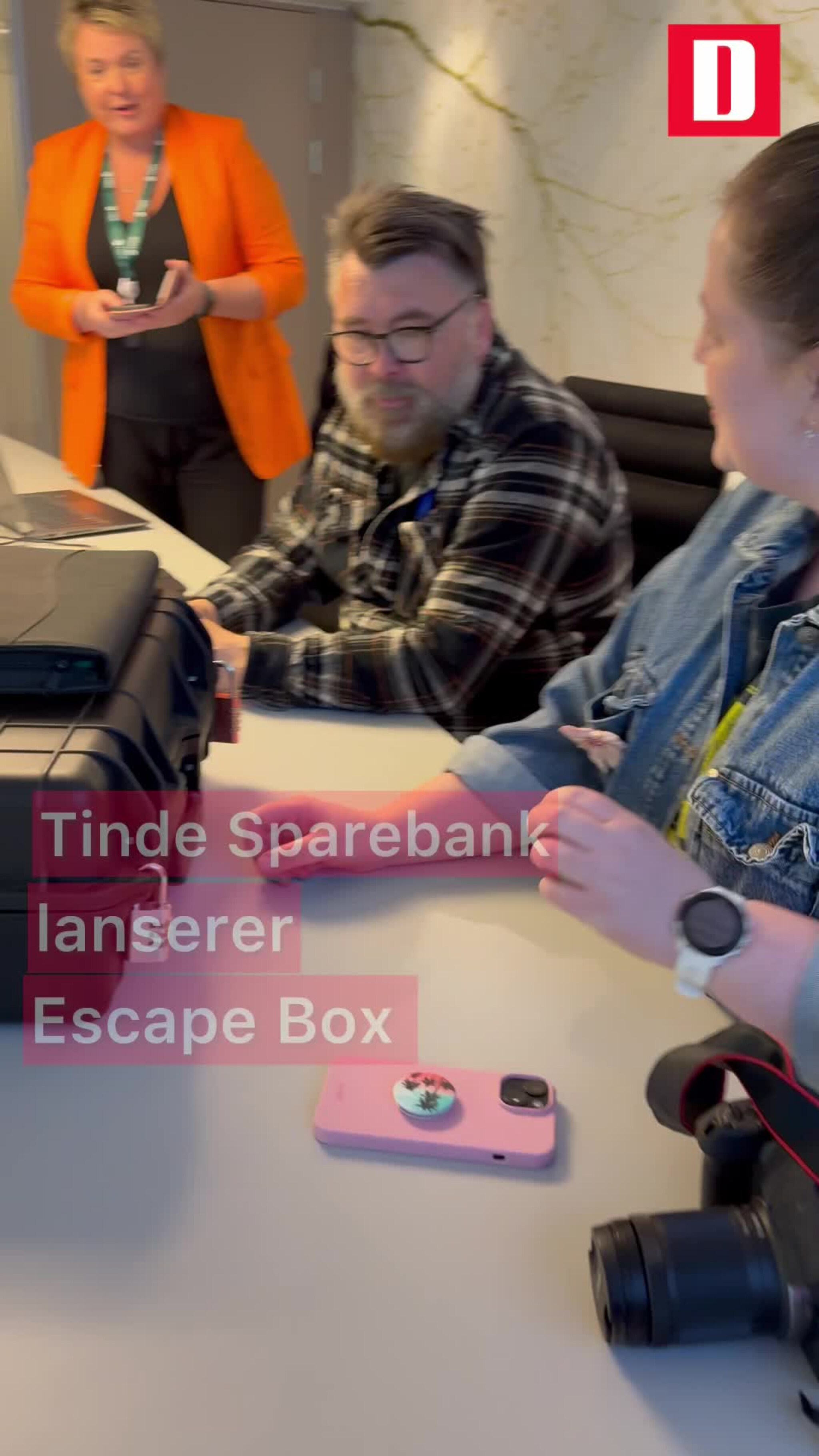 Nå lanserer Tinde Sparebank en versjon av spillet Escape Room.