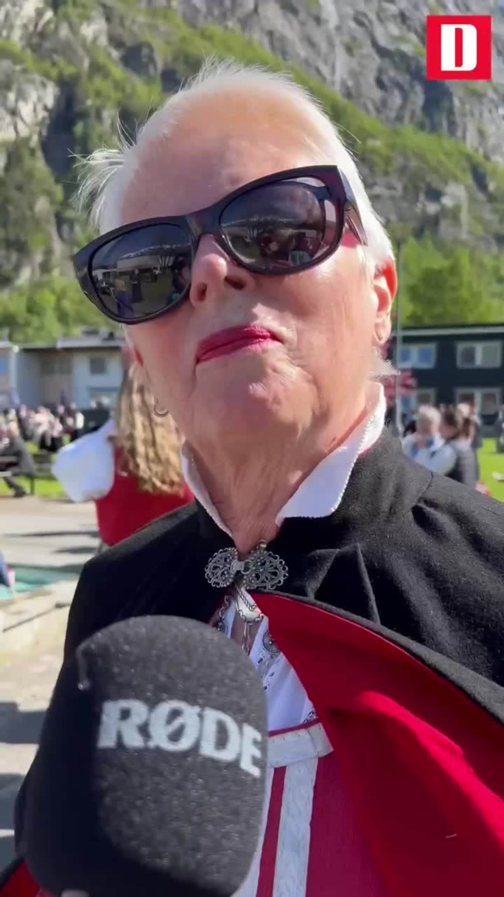 Se hvilke bunader vi traff på i dag under folkefesten!