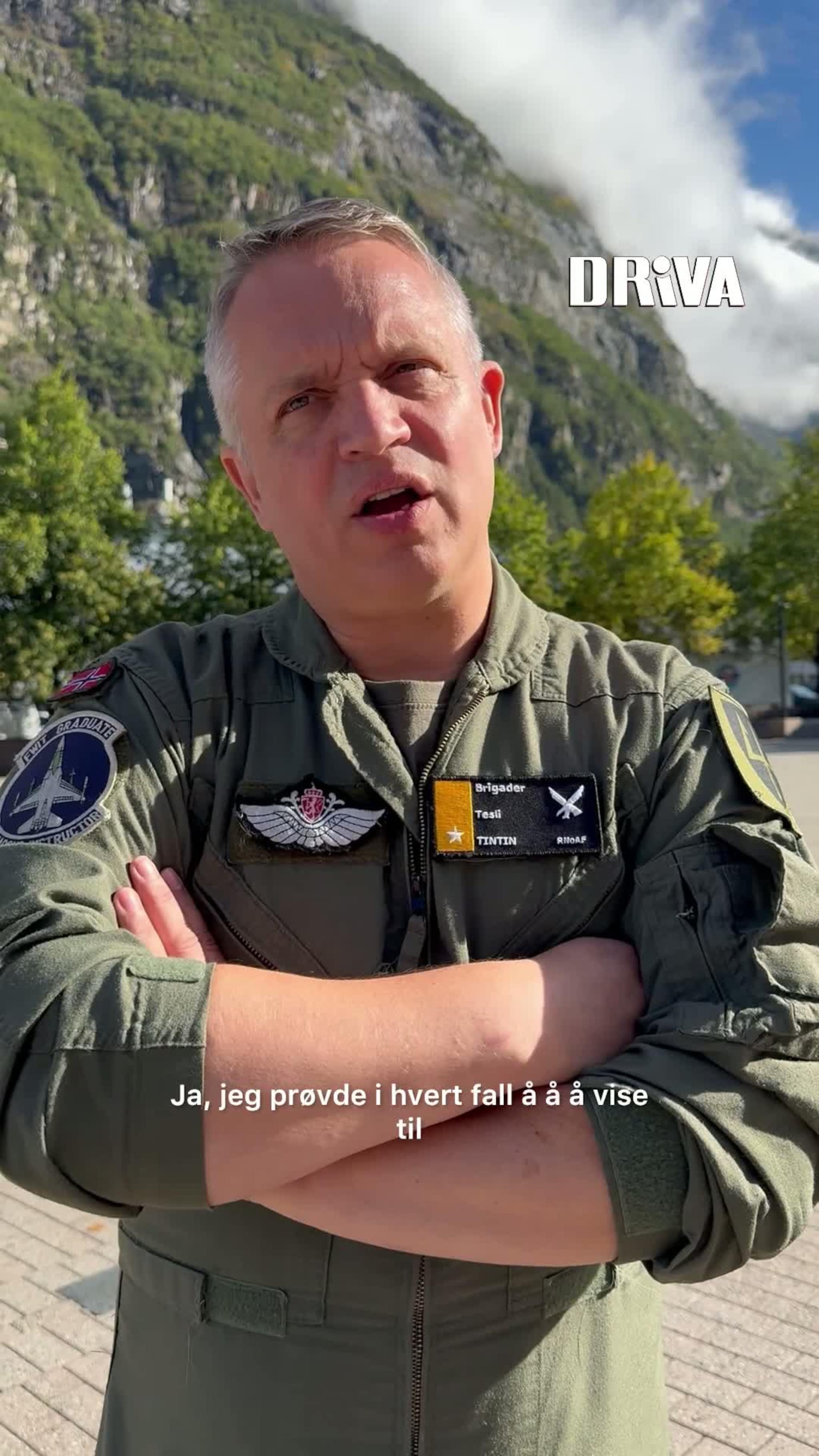 Martin «Tintin» Tesli, en av Norges mest erfarne jagerflygere og brigader i Luftforsvaret kom til Sunndalskonferansen for å snakke om beredskap 