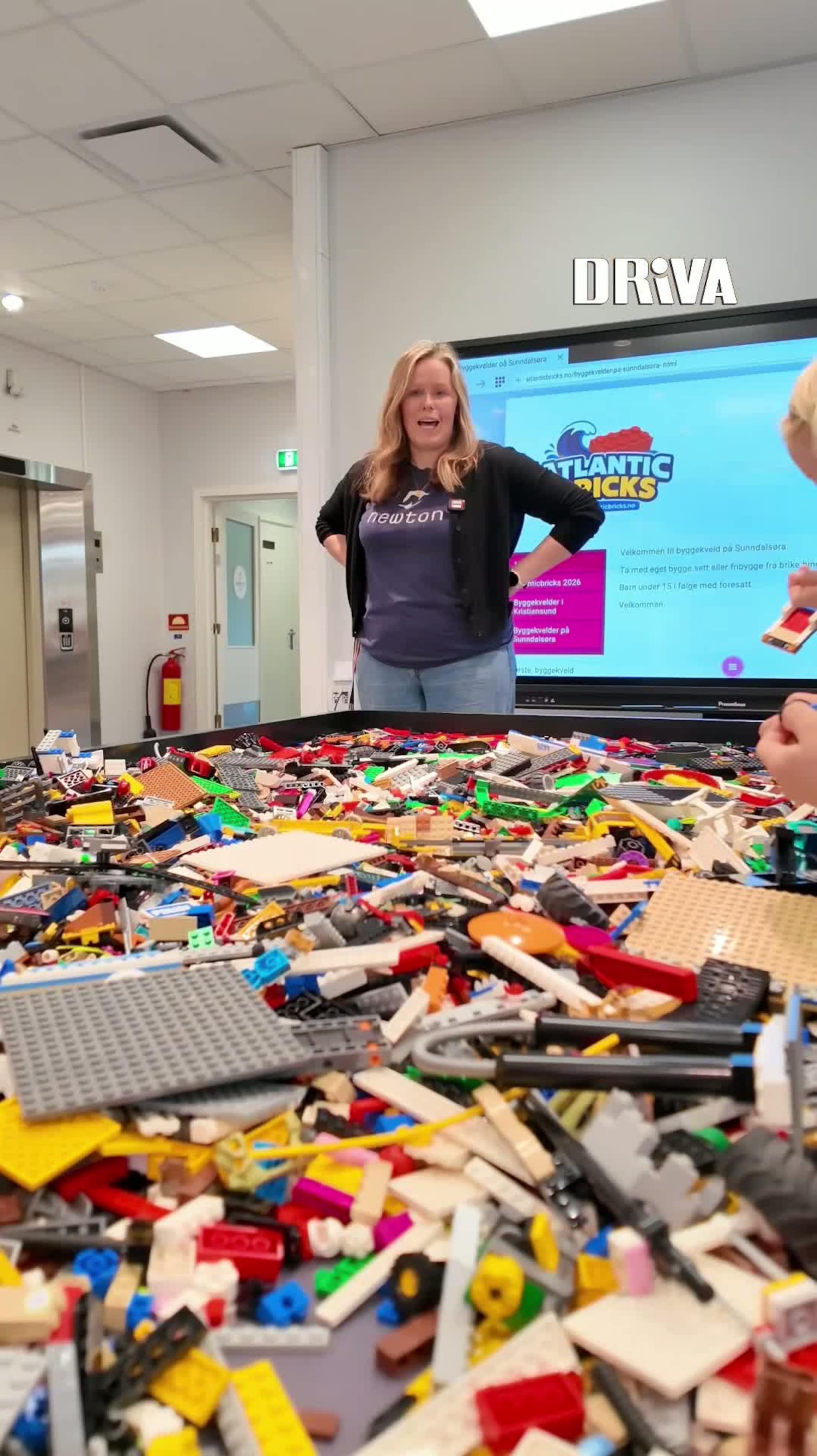 Lego-byggekveld på Newton Sunndal