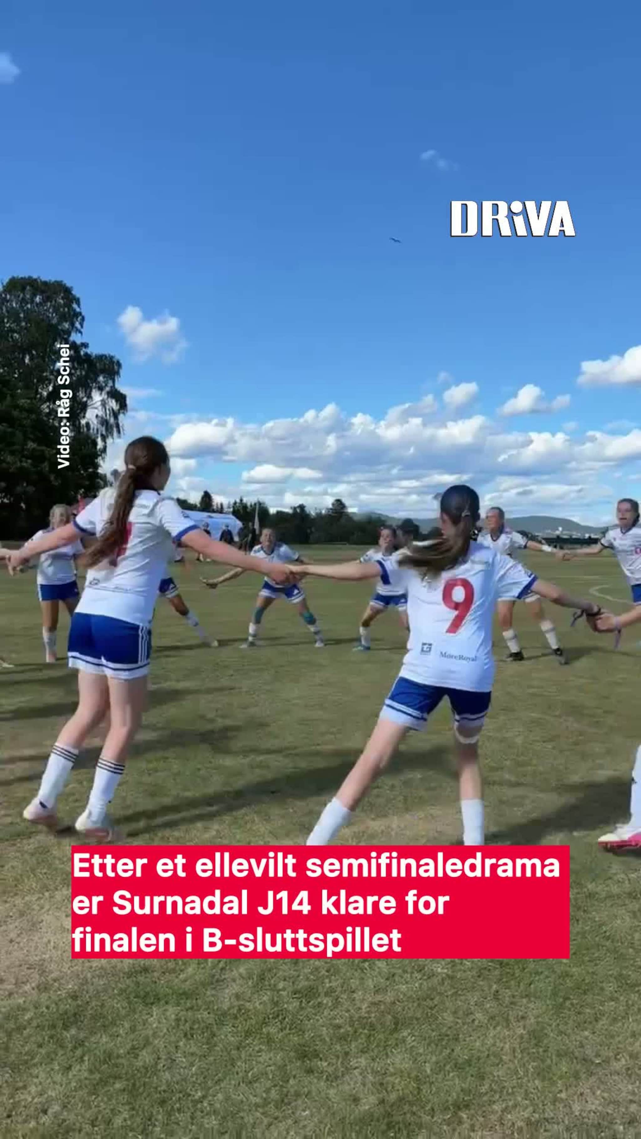 Se Surnadal J14 spille Norway Cup-finale direkte