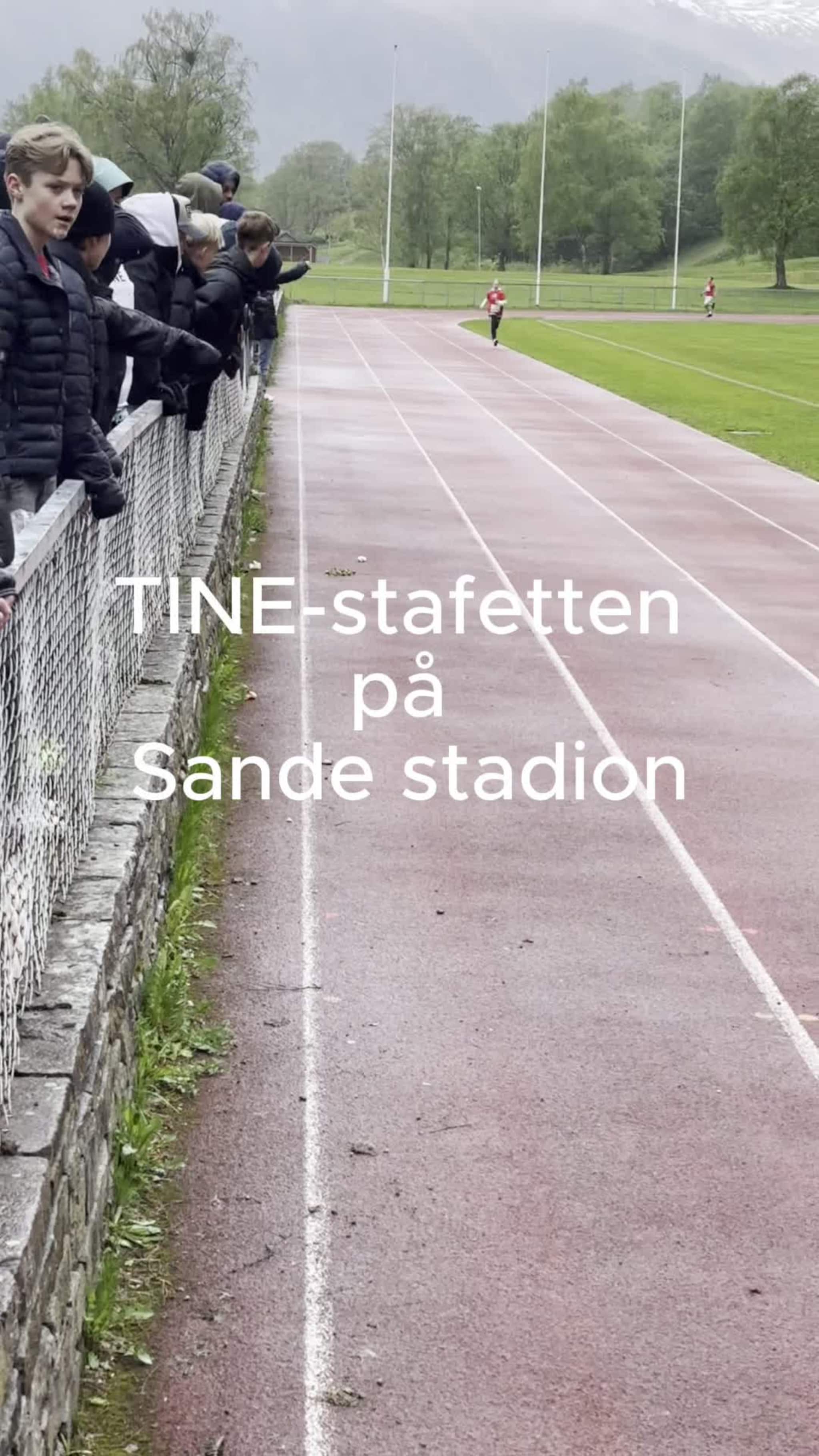Full fart på TINEstafetten