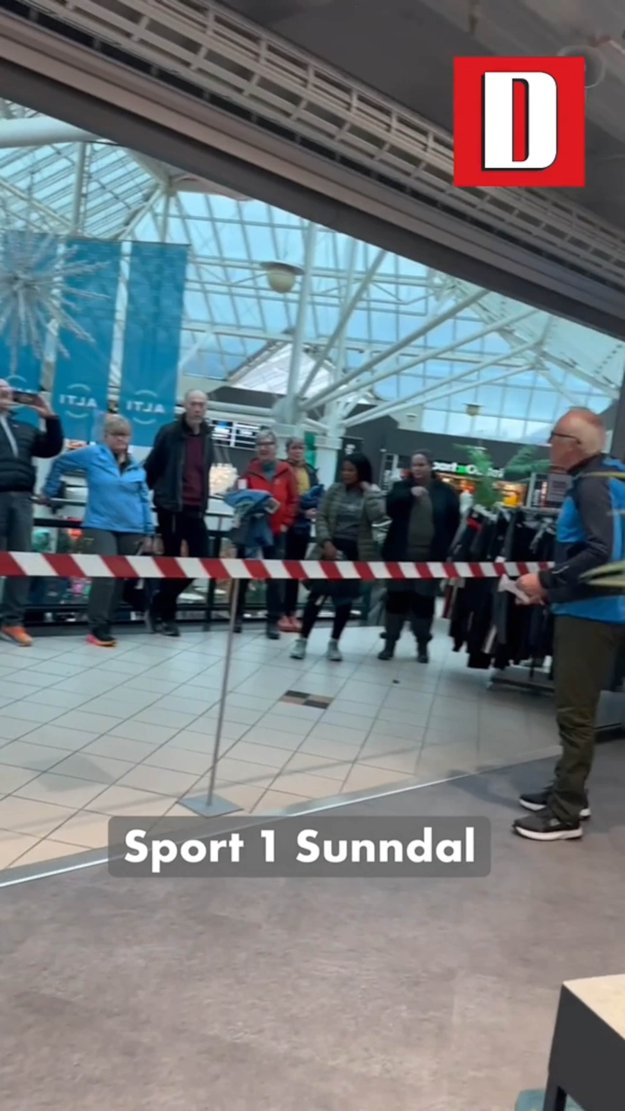 Her åpnes den nye sportsbutikken