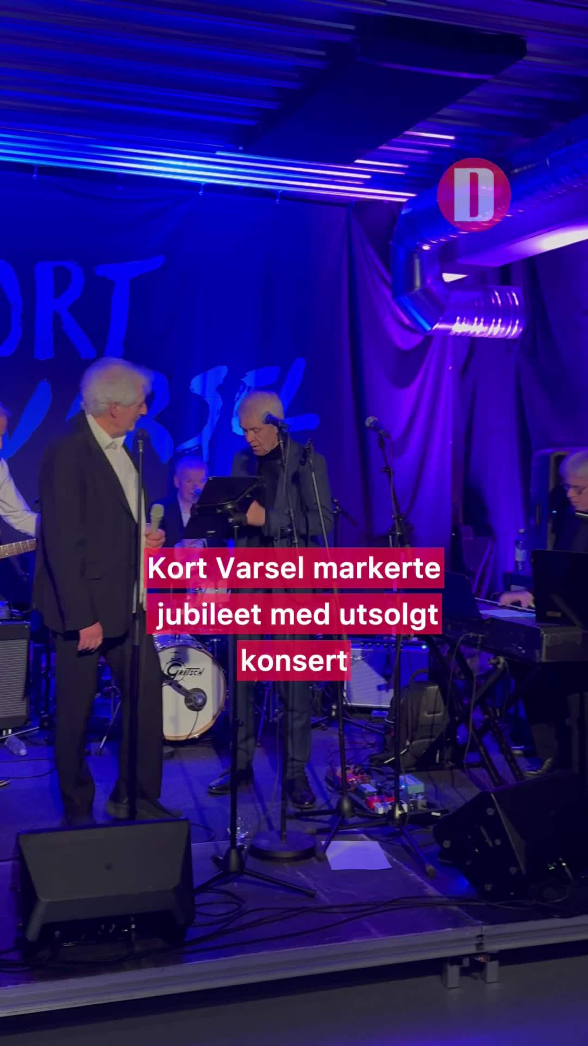 Kort Varsel feiret 45 år på scena med utsolgt jubileumskonsert.