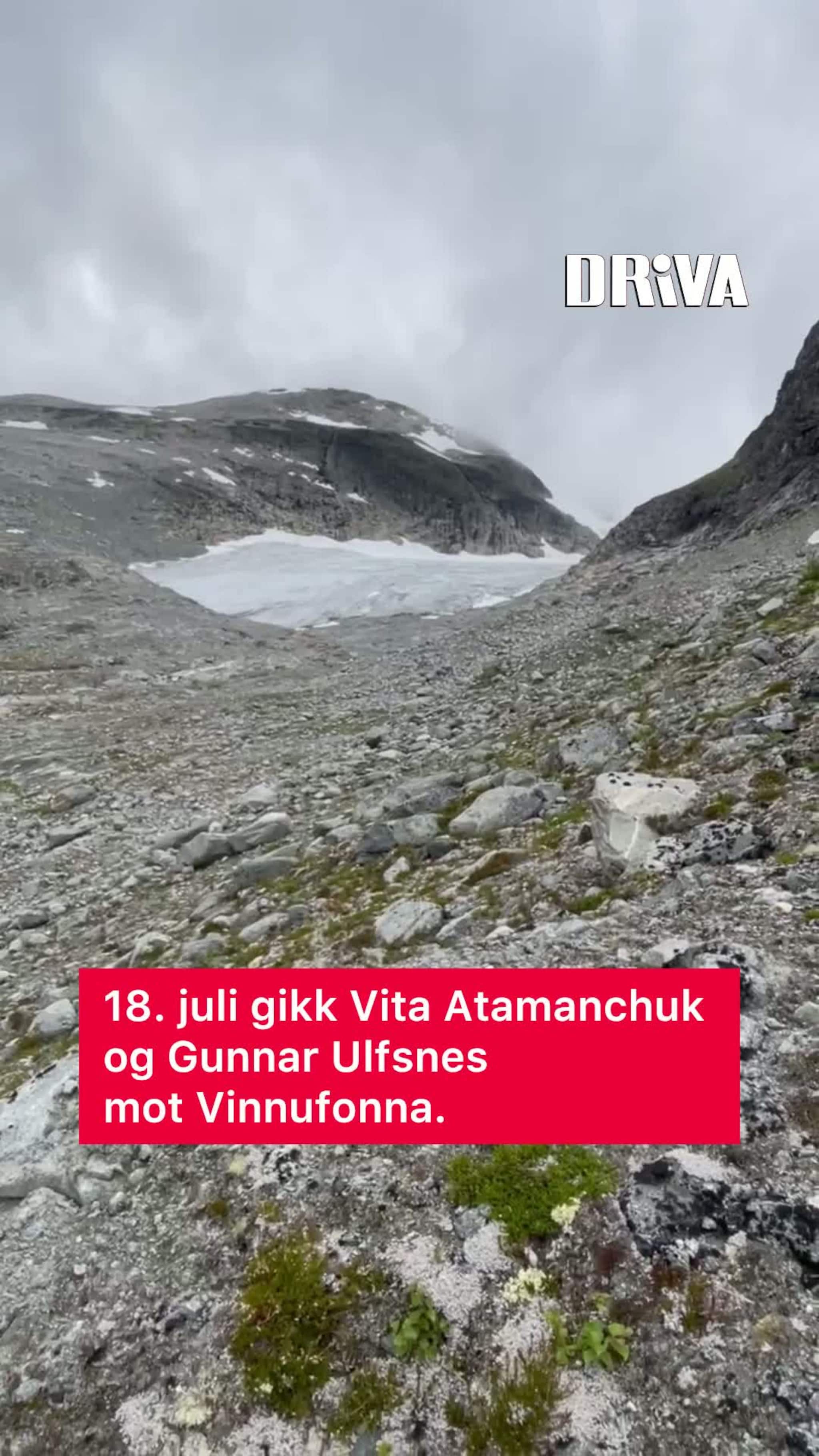Hun drømte om å komme helt inntil breen i fire år.