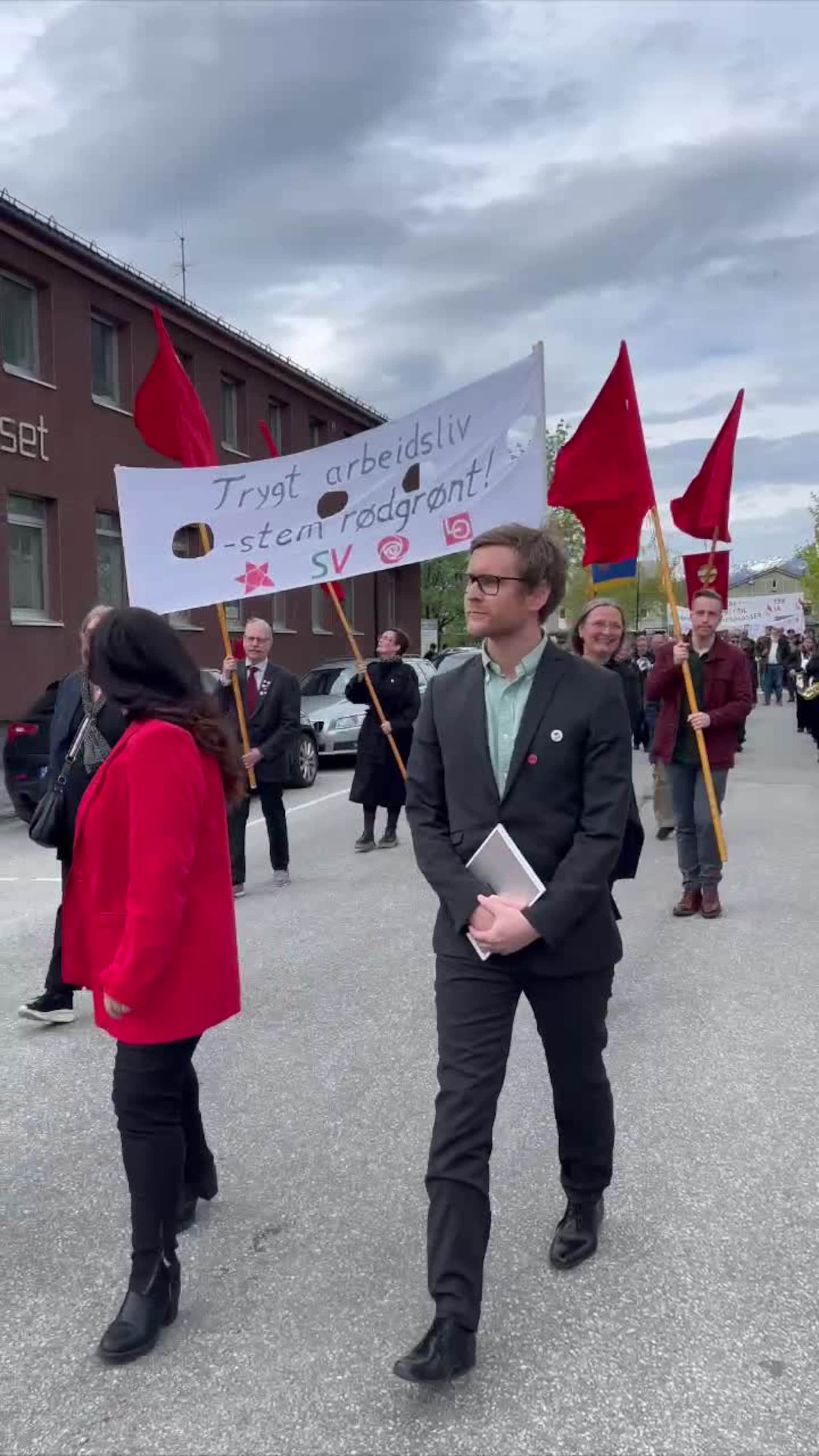 1.mai toget på Sunndalsøra