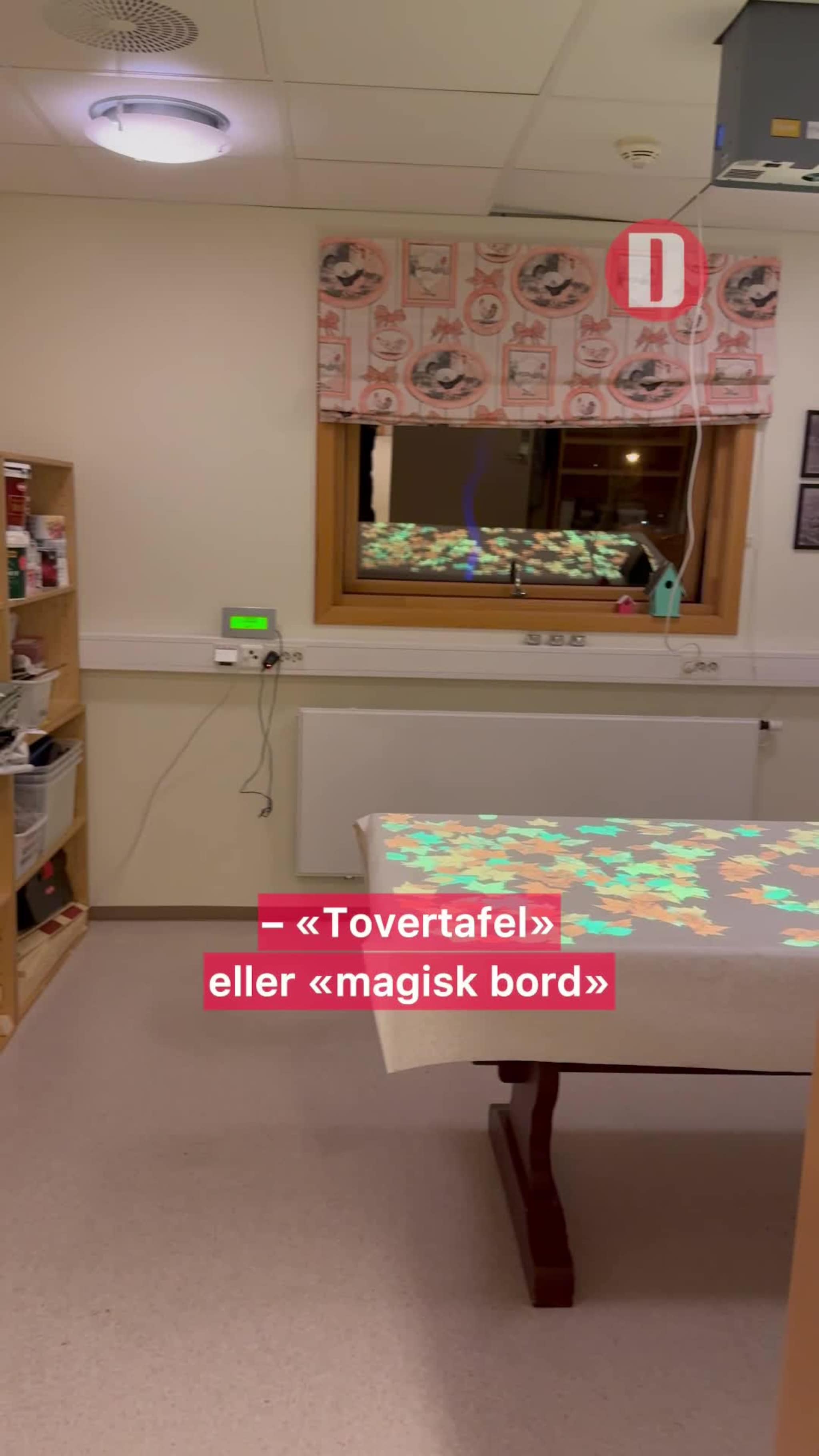 Magisk bord på plass