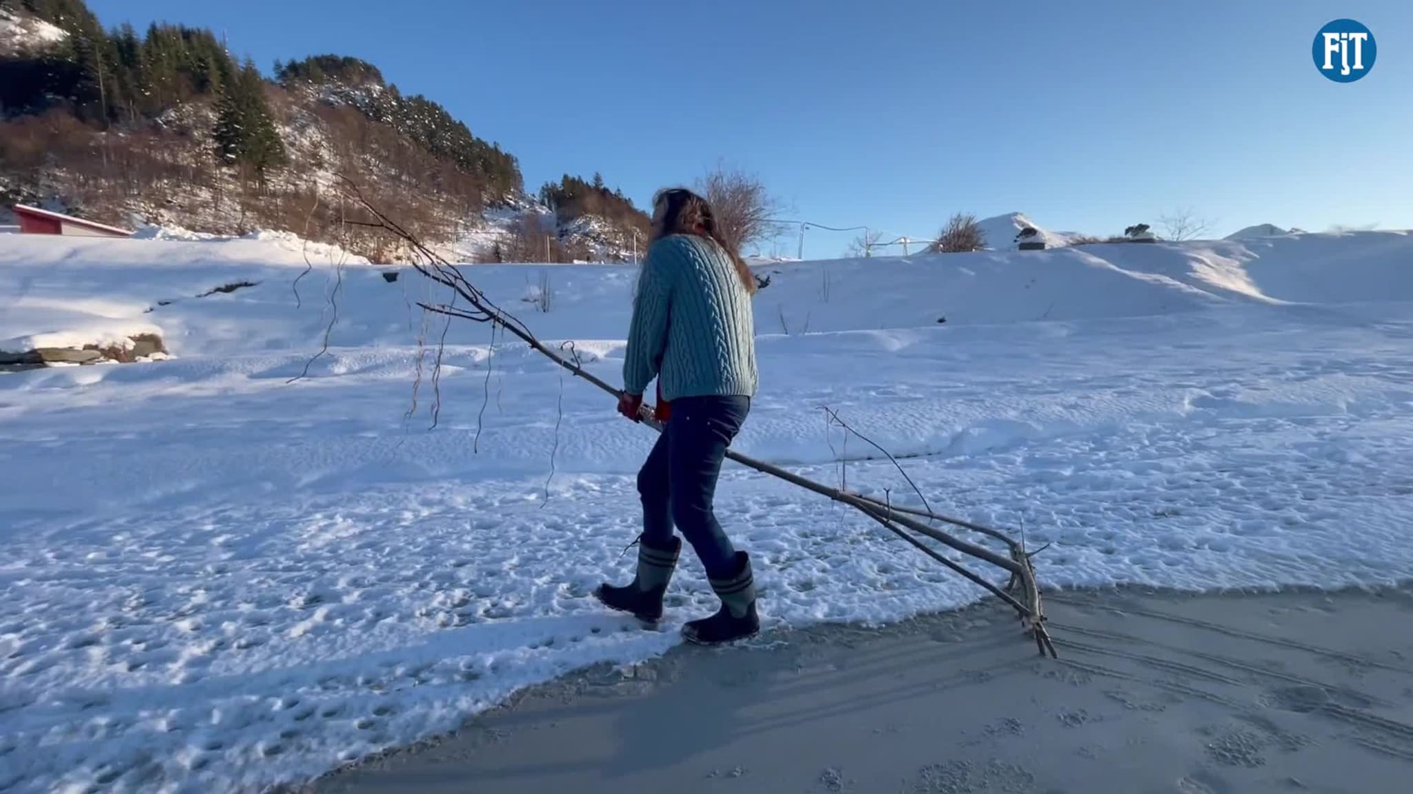 Bjørn Venø - performancekunst i Selje