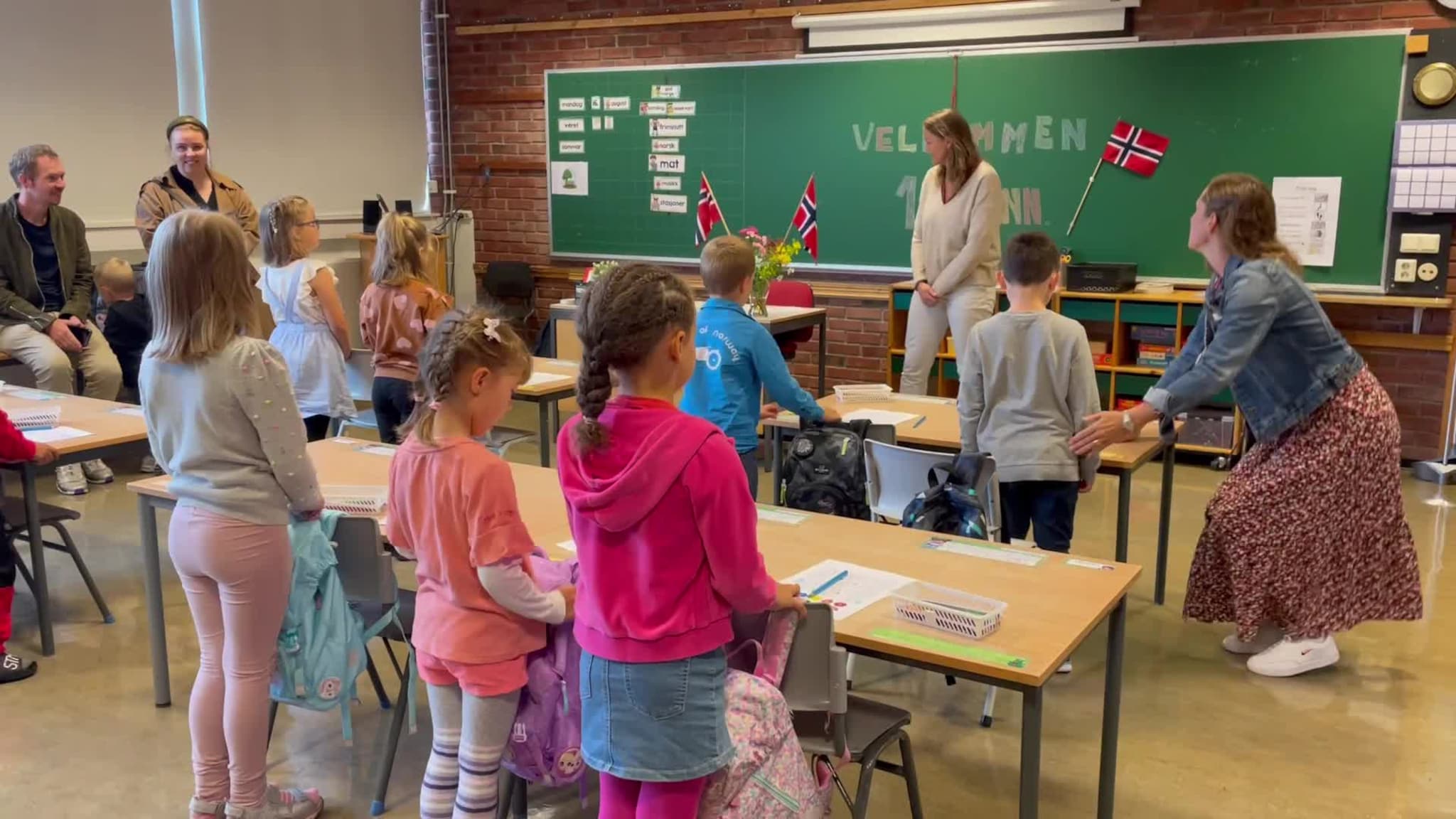 Første skuledag i Selje