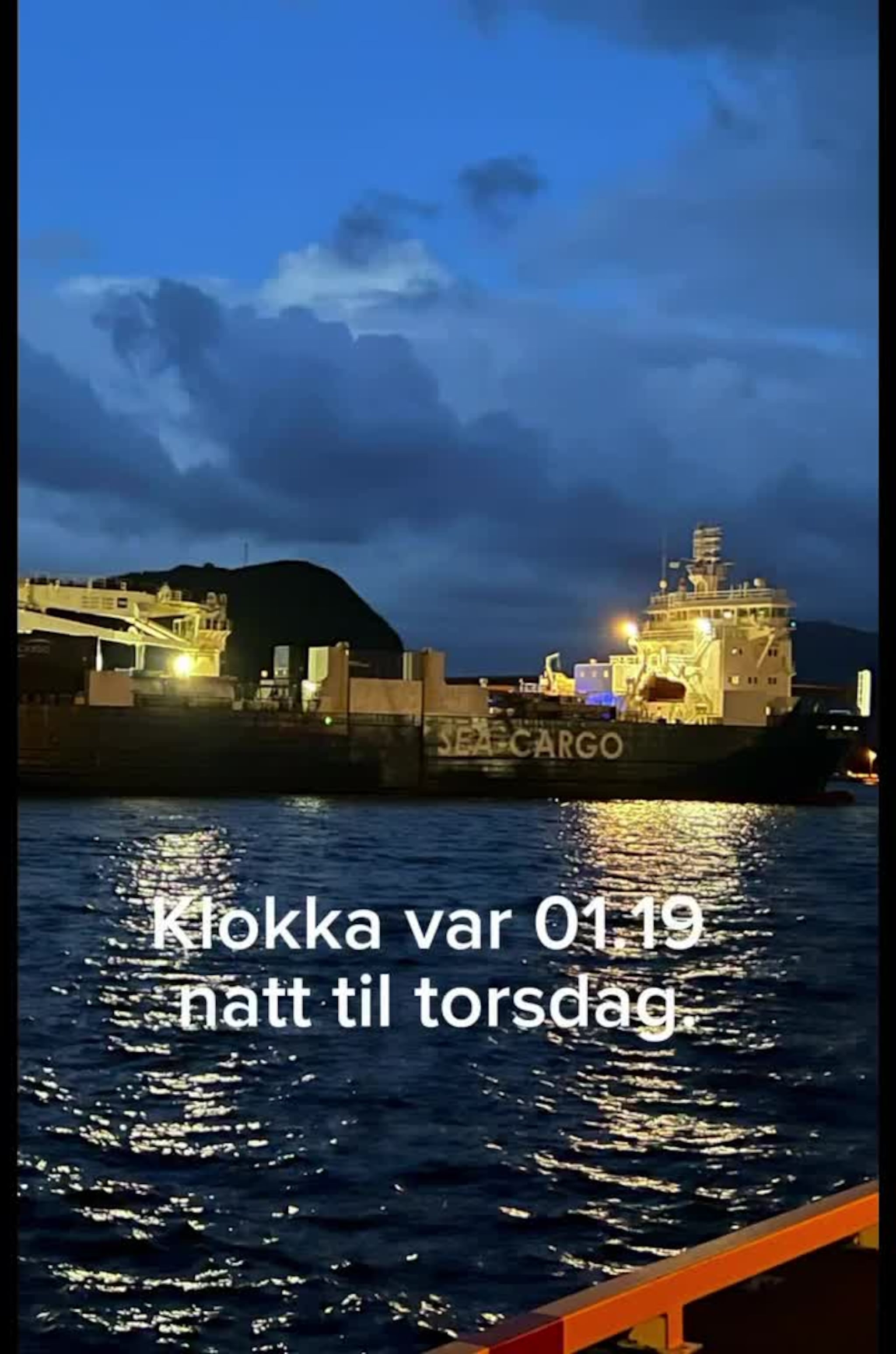 Spesiell nattleveranse til Måløy