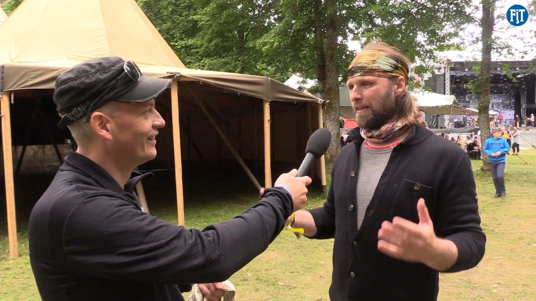 Den berømte kunstnaren har berre vore 30 minutt på festival i heile sitt