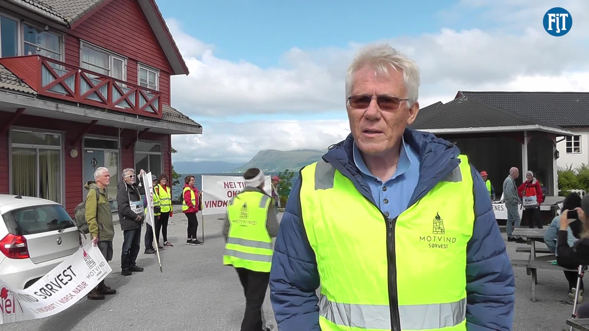 Okla-aksjon på Leikanger i Stad kommune
