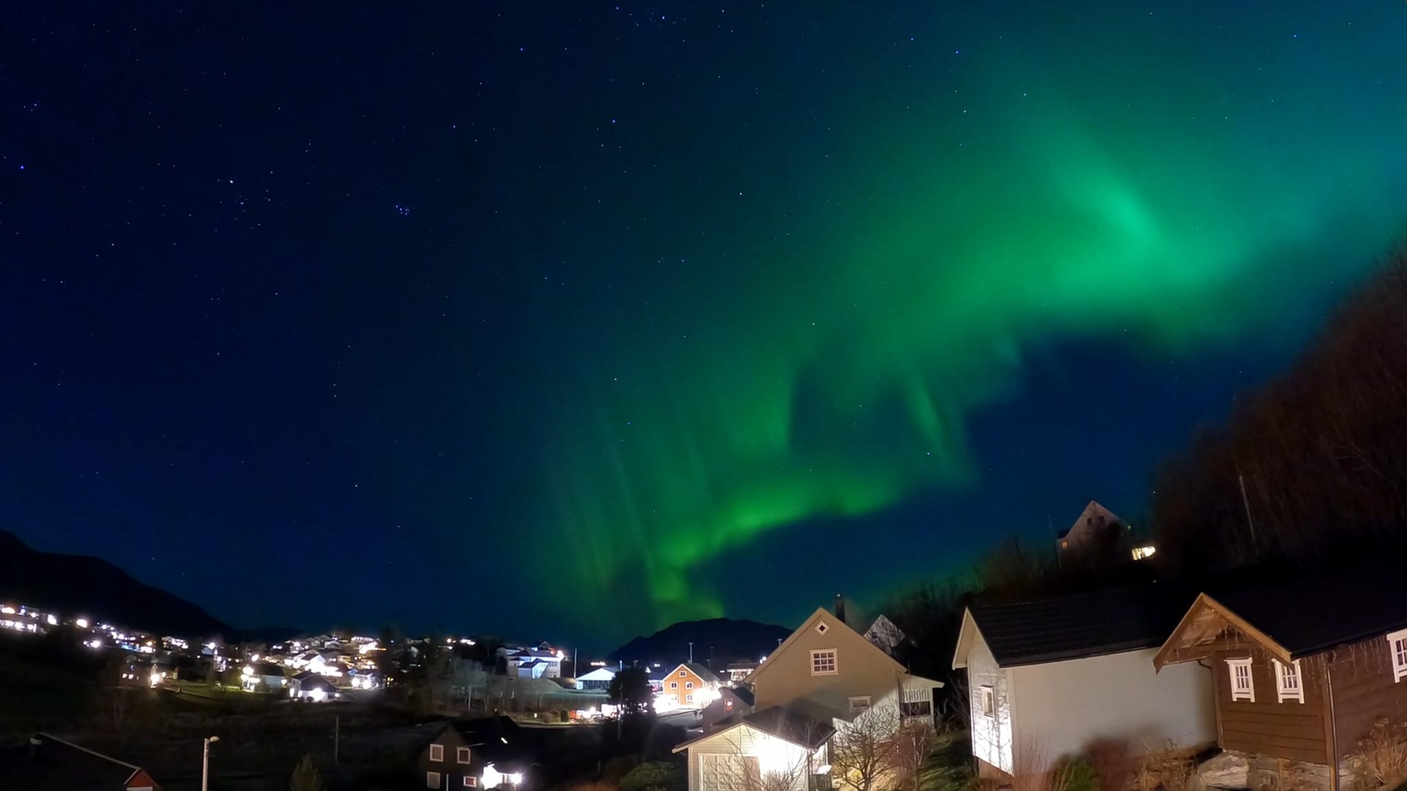Nordlys over Selje