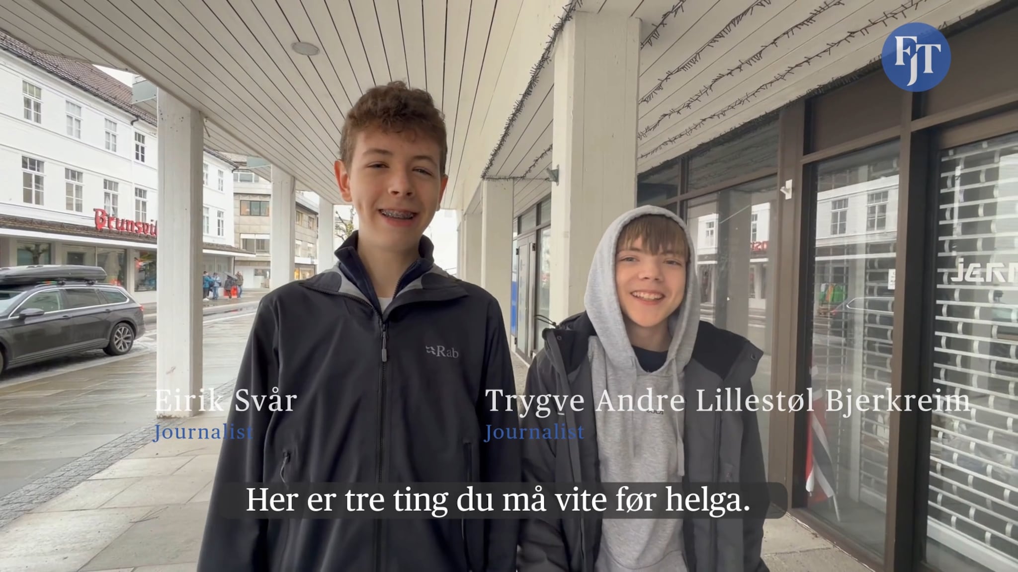 Tre ting før helga