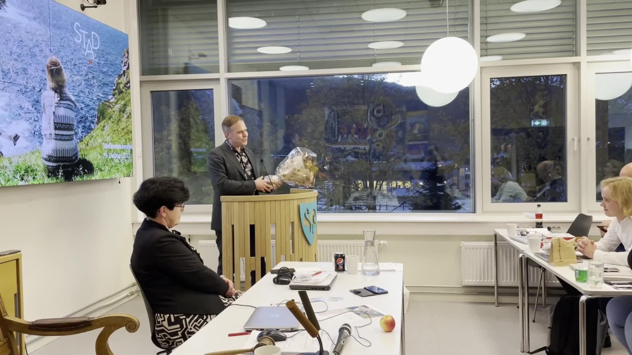 Gunnar Silden ny ordførar i Stad