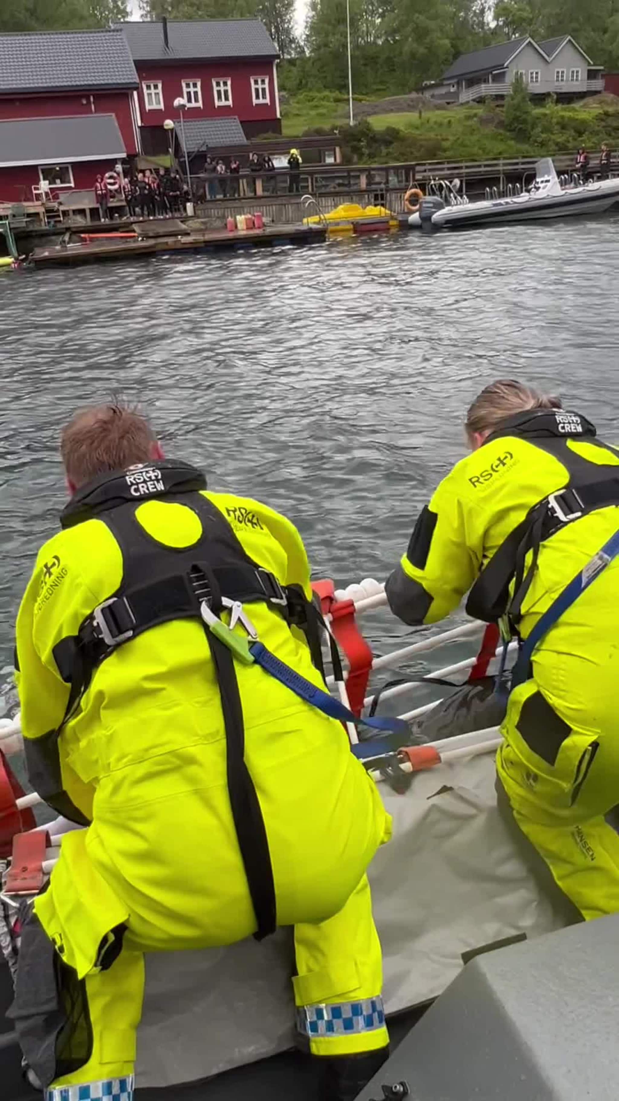 Spennande å øve i ope hav