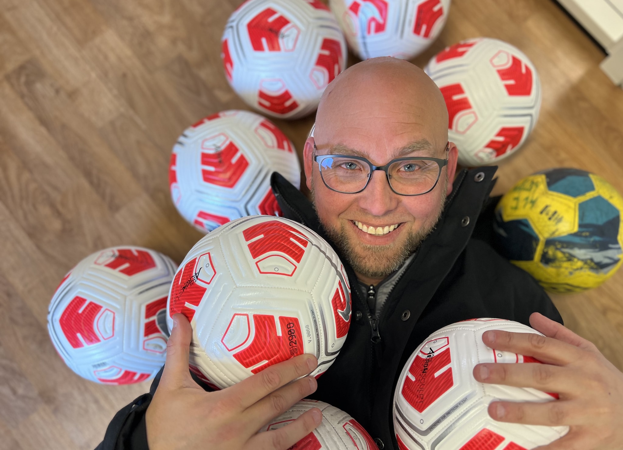 Magne er hekta på hobbyen sin