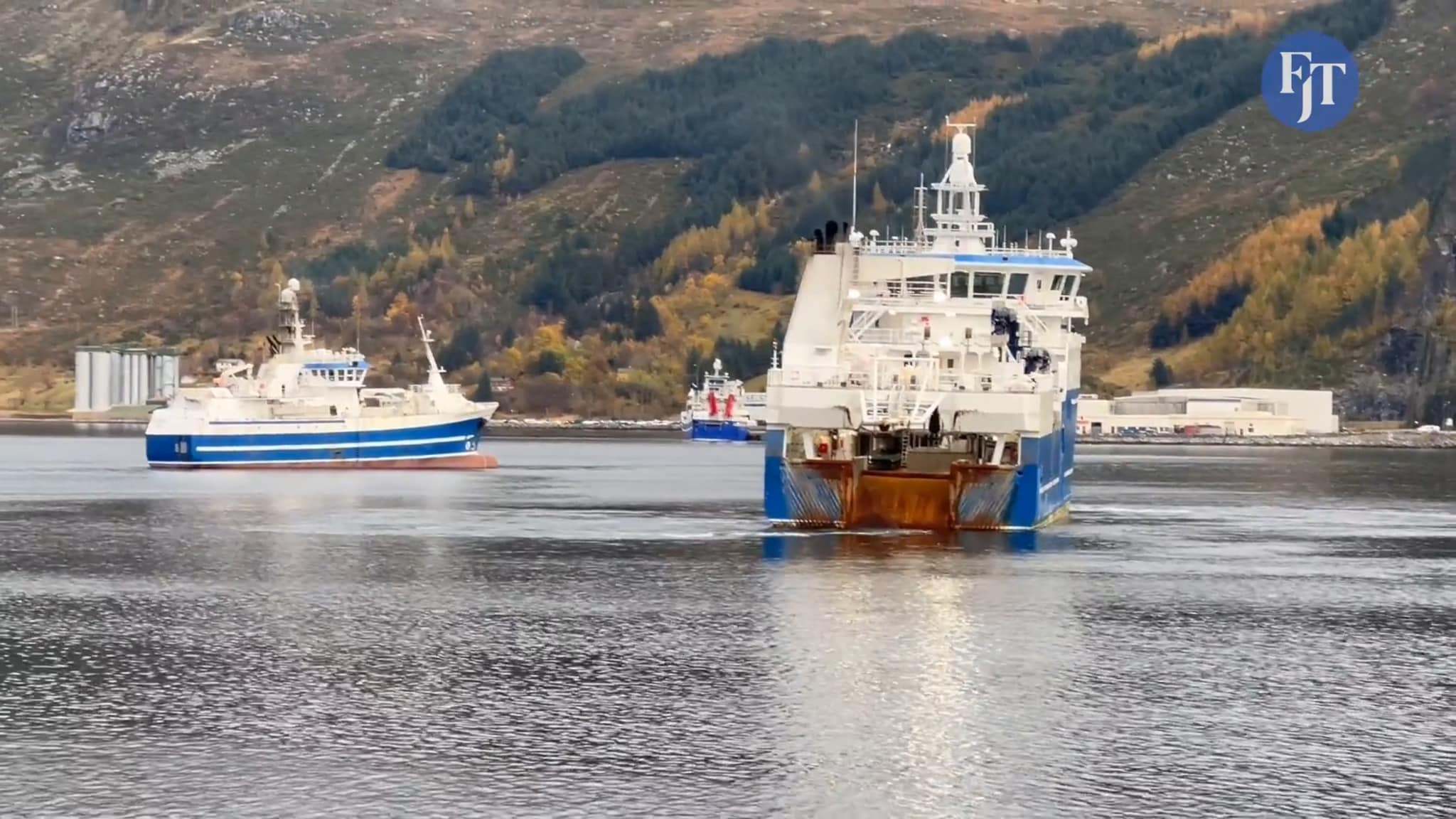Ervik Group med tre båter i havna
