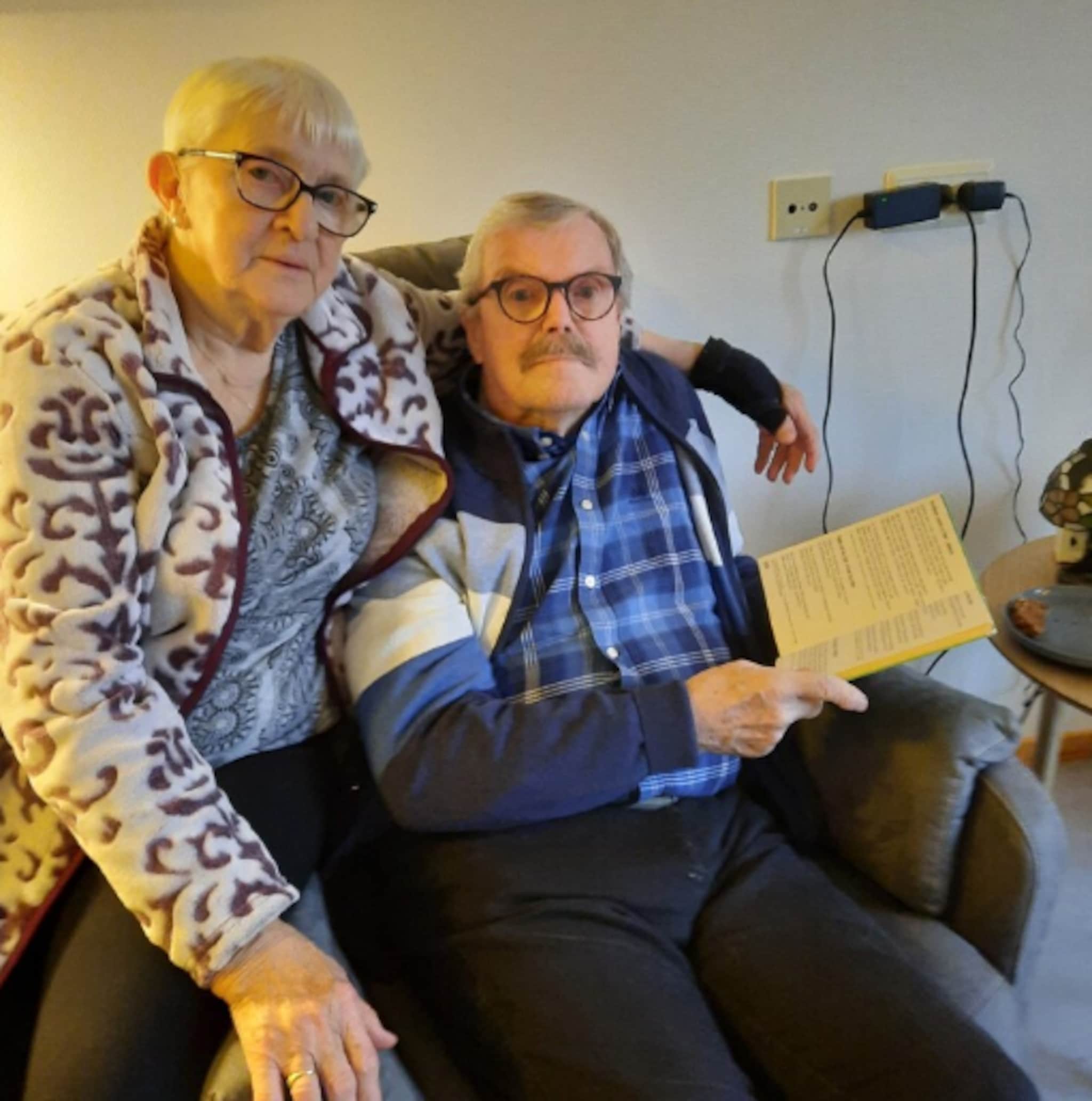 Else og Mogens har hengt saman som erteris gjennom eit langt liv