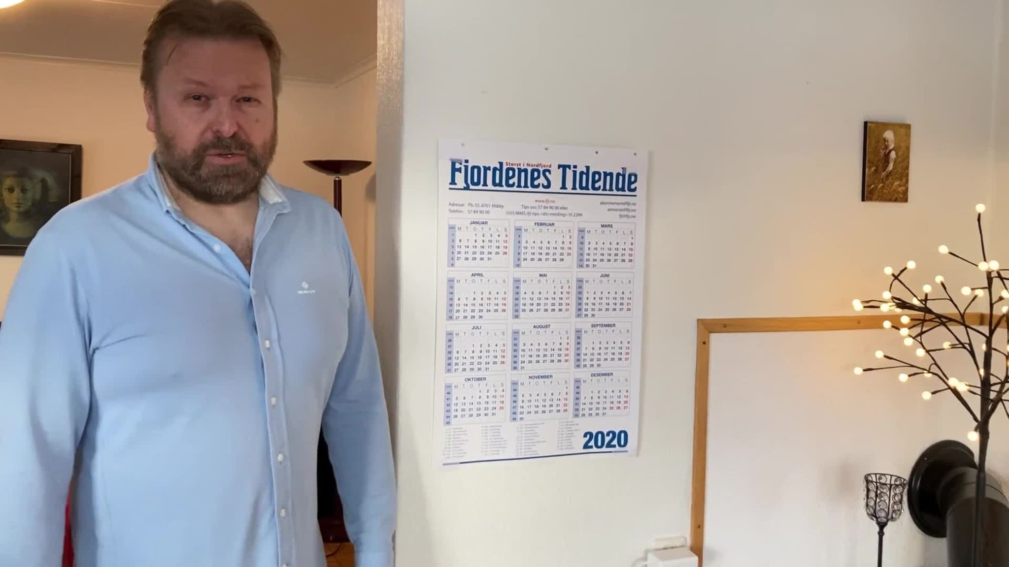 Gjert snur kalenderen