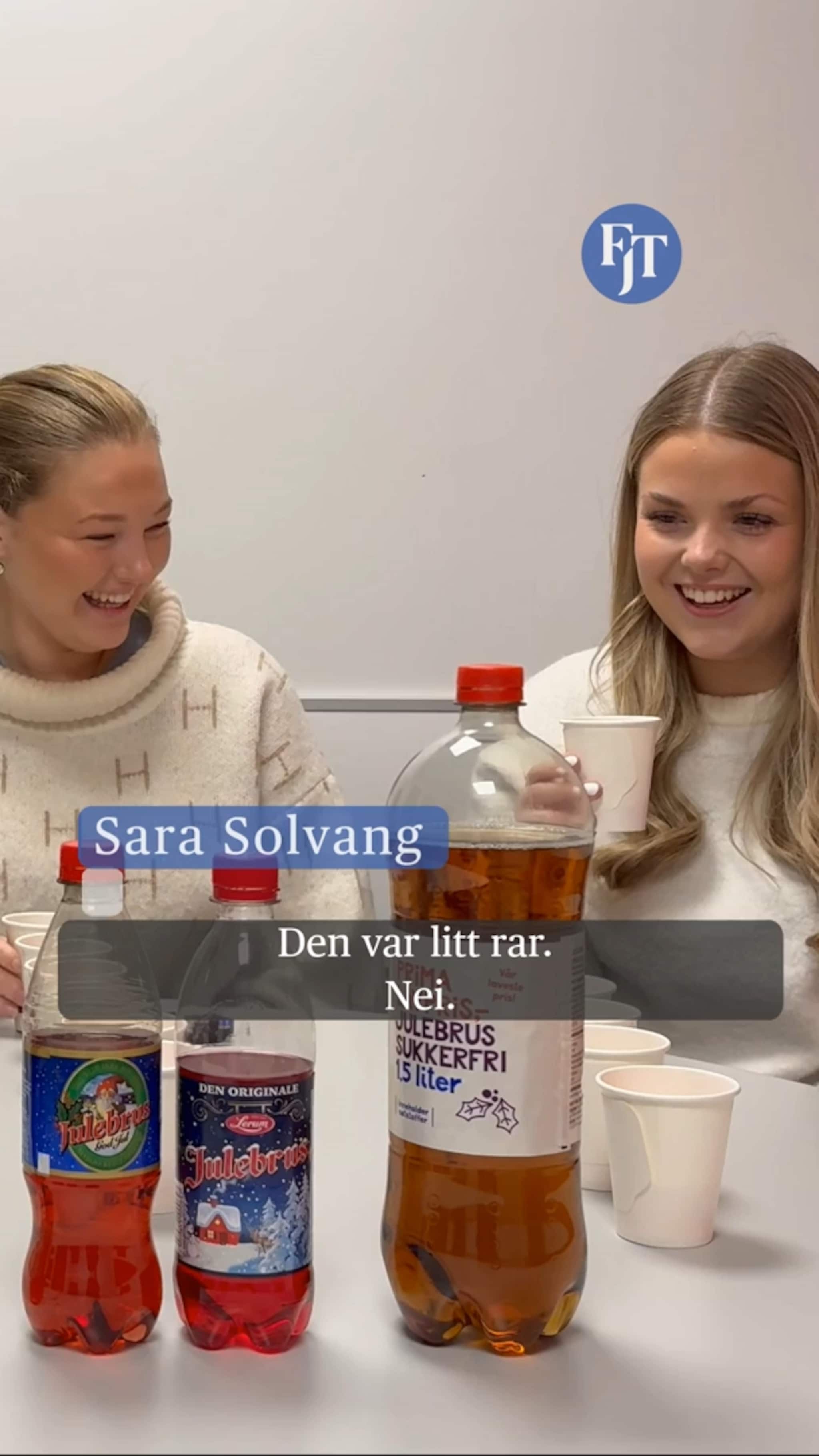 Ungdom testar julebrus før julaftan