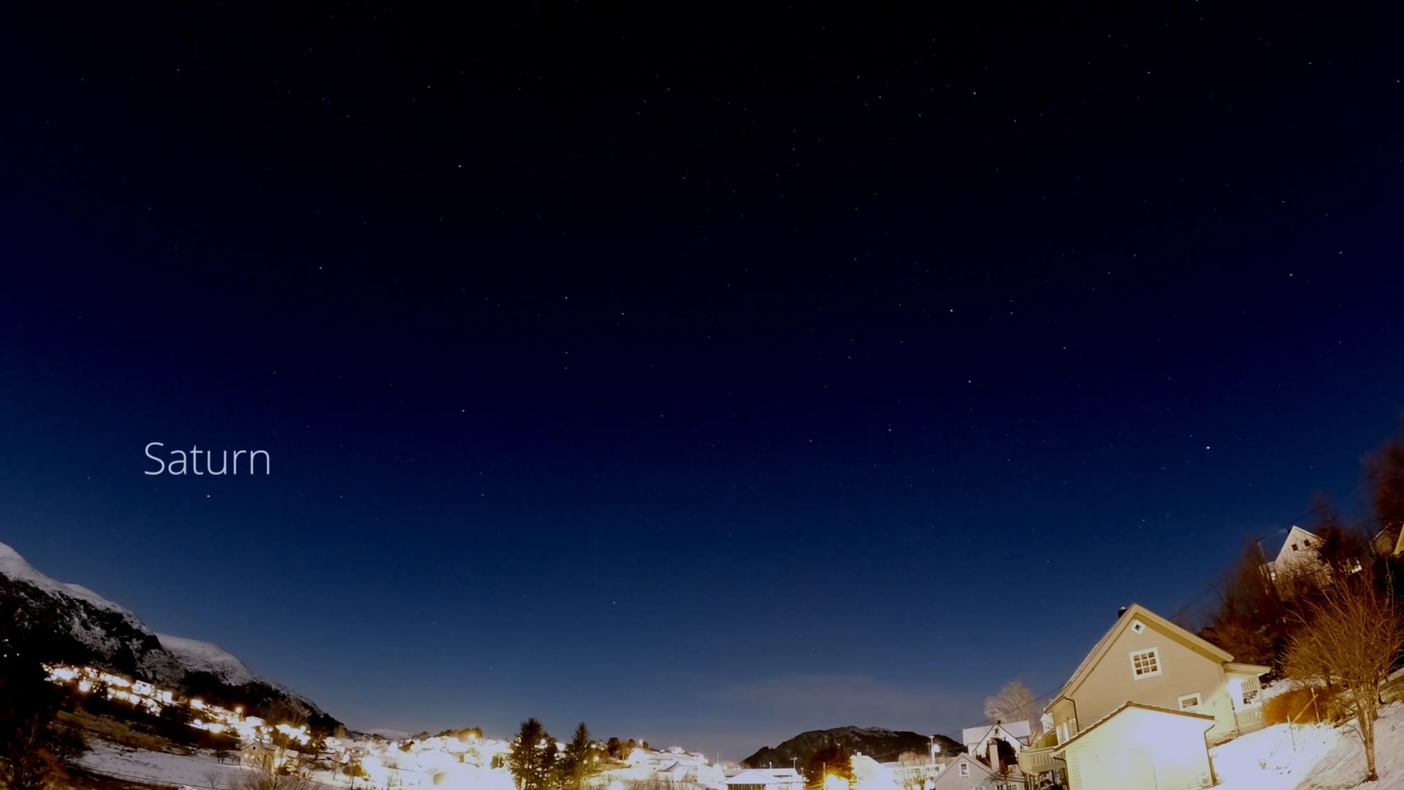 Slik såg himmelen ut natt til søndag 4. januar