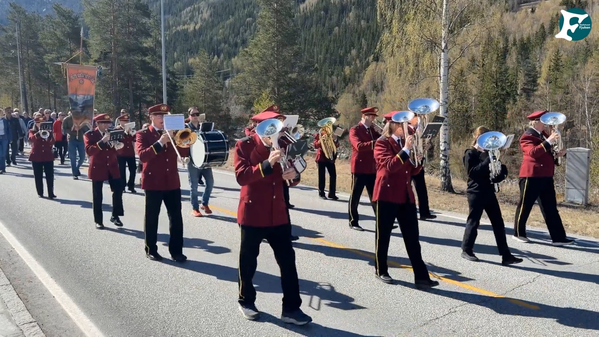 1. mai-tog på Lalm