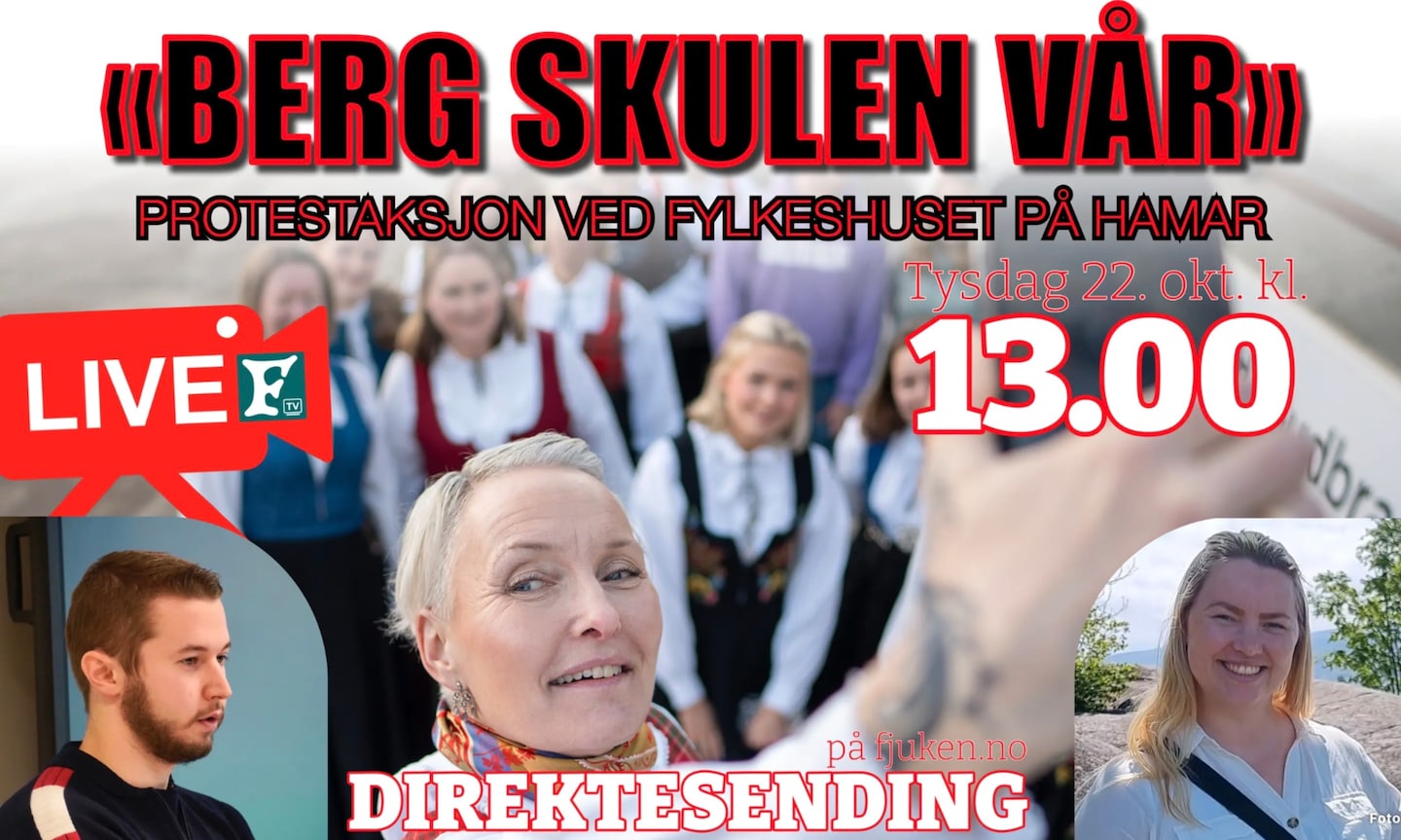 Berg skulen vår - DIREKTE frå Hamar