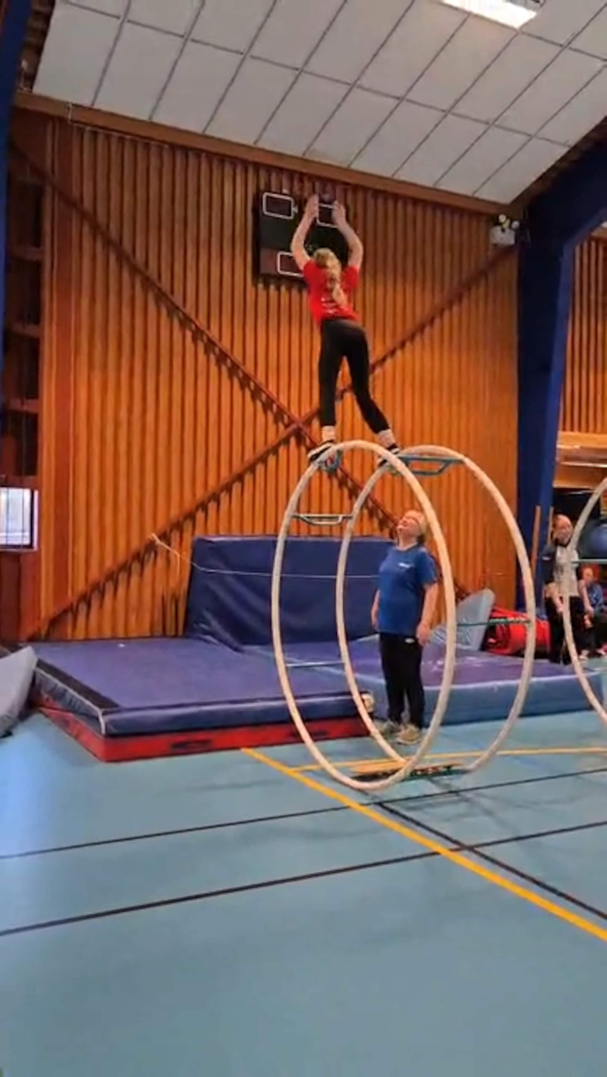 Klare for NM i gymnastikkhjul