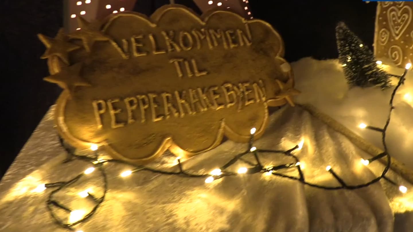 Slik ble årets pepperkakeby på Finnsnes