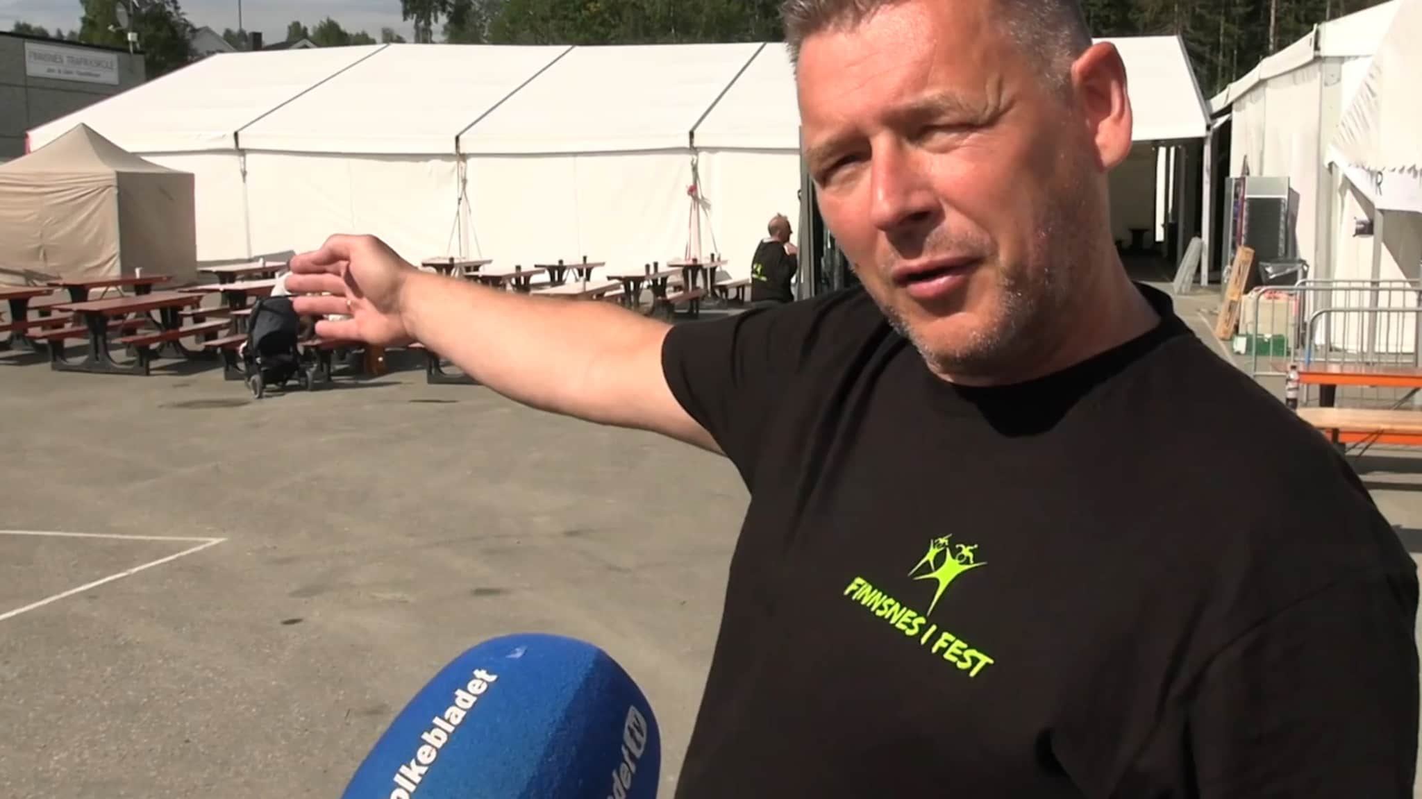 Bli med inn på festivalområdet på Heimlymyra
