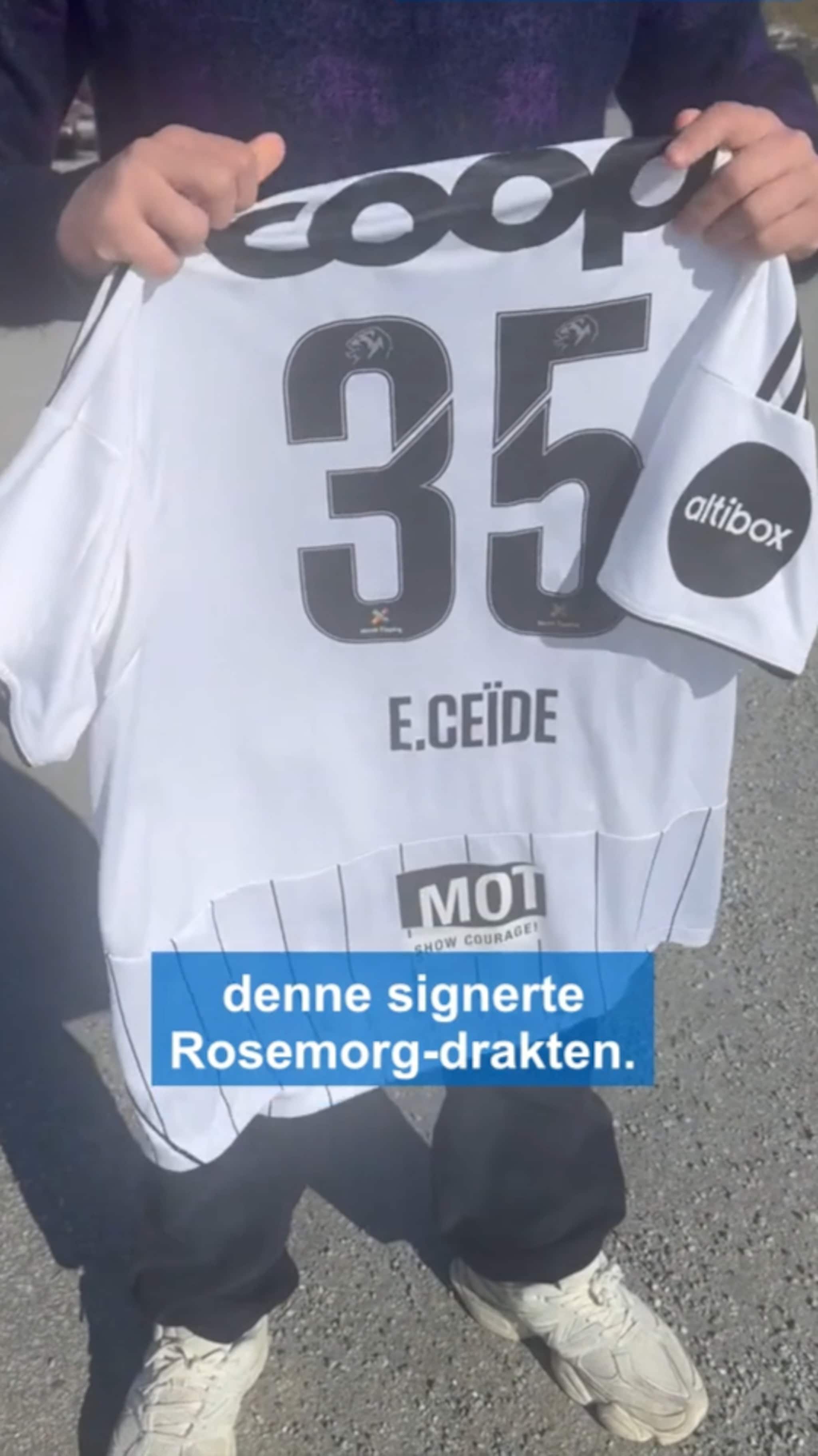 Feirer følgerne — lodder ut RBK-skjorte