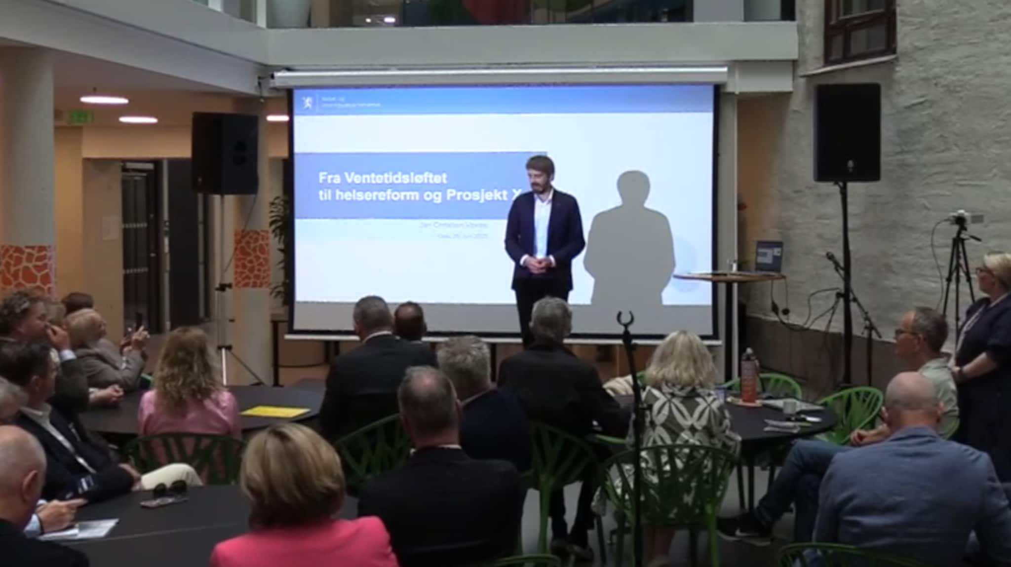 Presenterte status for ventetidsløftet
