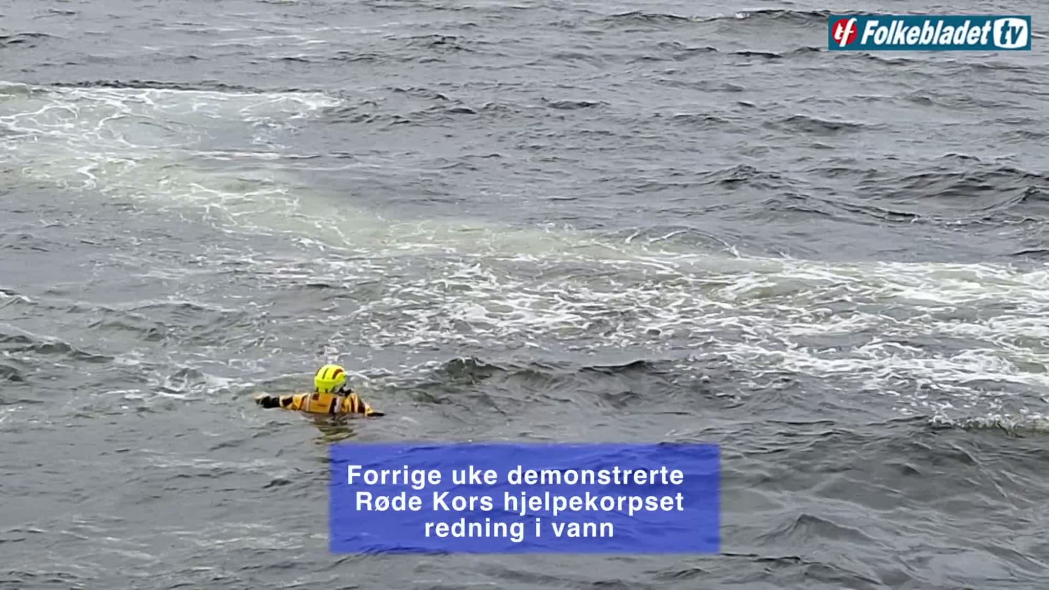 Testet ut ny teknologi for redning i vann